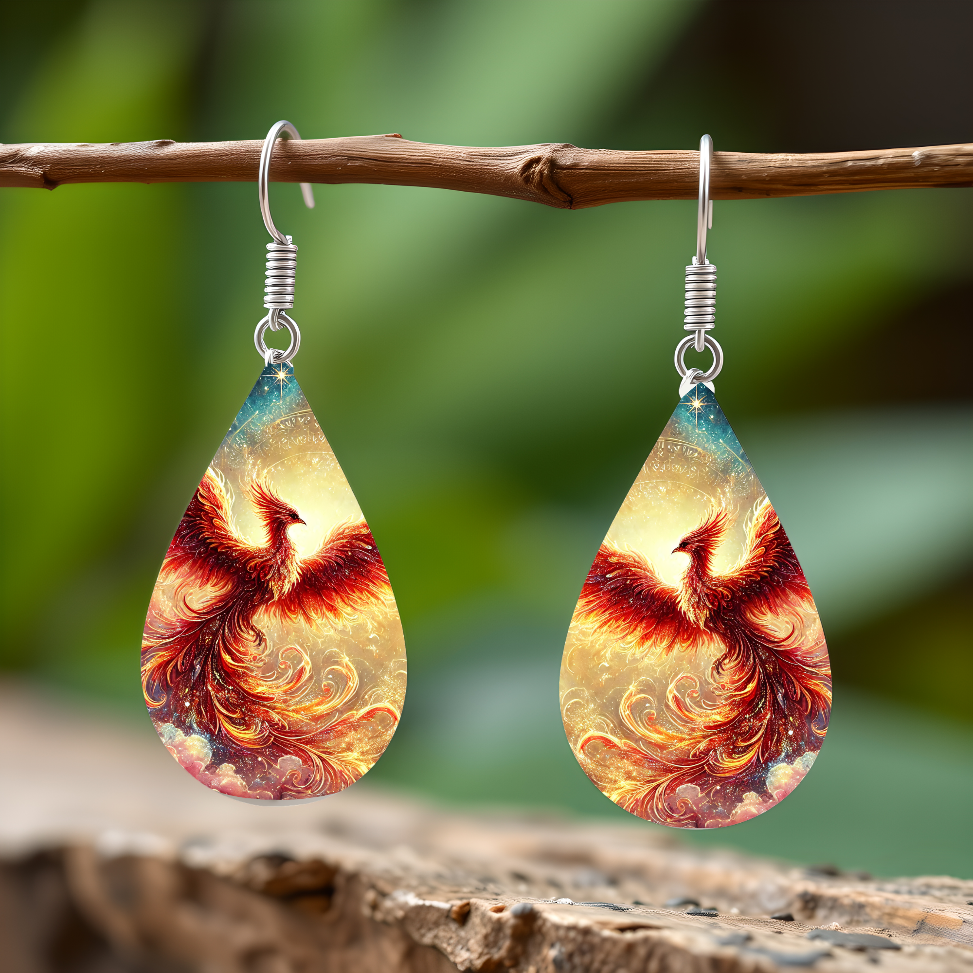 Phoenix Teardrop Earrings