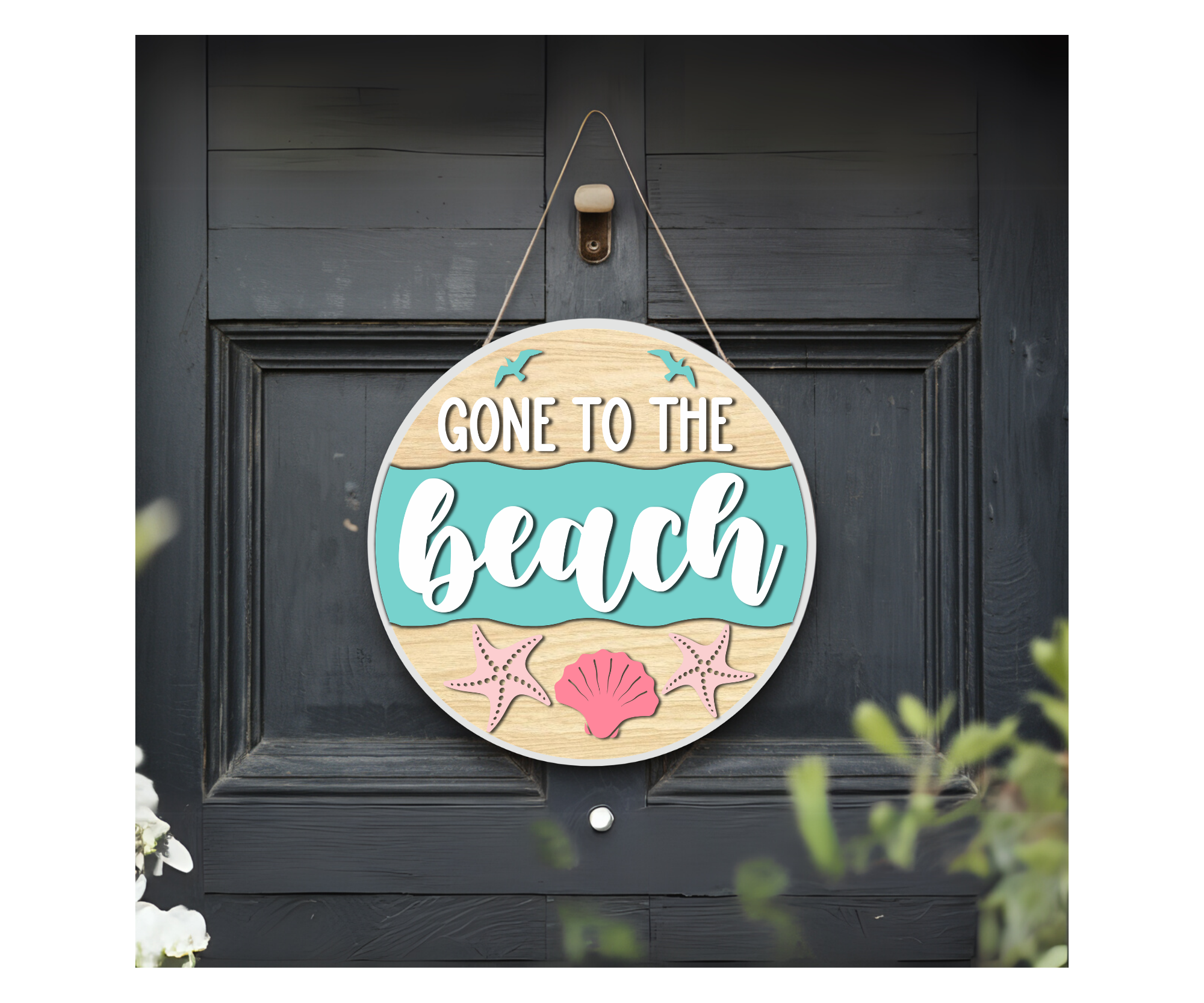 Salty Air Welcome Door Signs