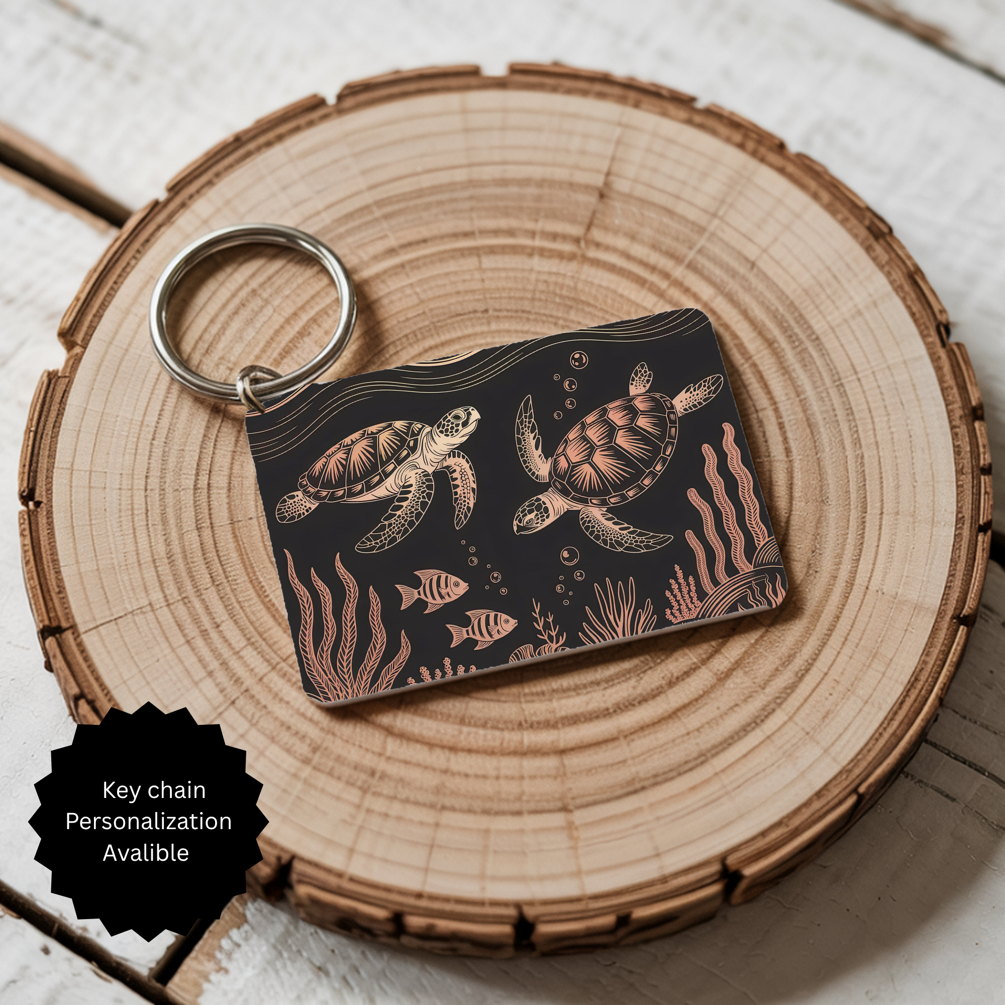Sea Turtle Keychain