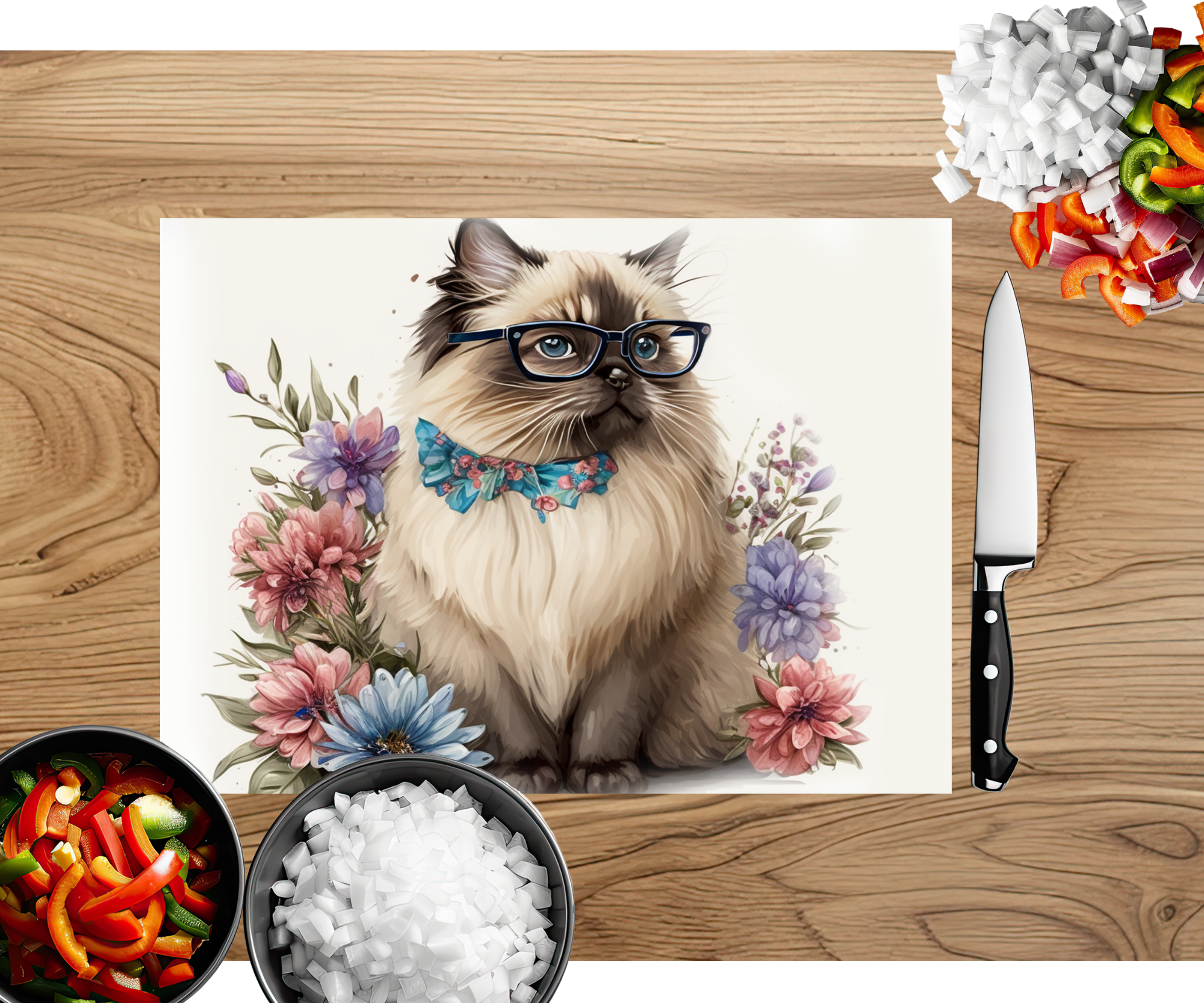 Purrfect Prep Cutting Board