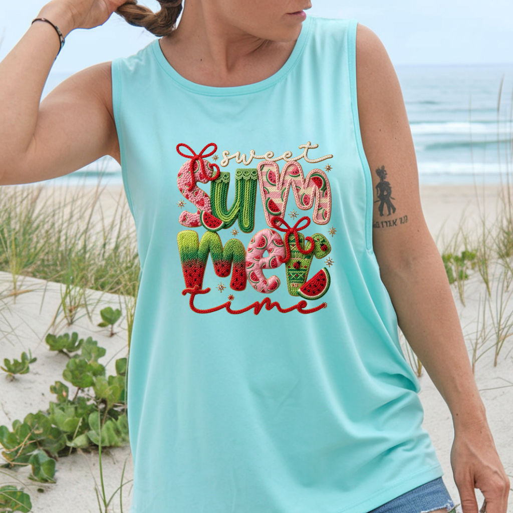 Sweet Summertime Tank – Unisex Garment-Dyed Tank Top