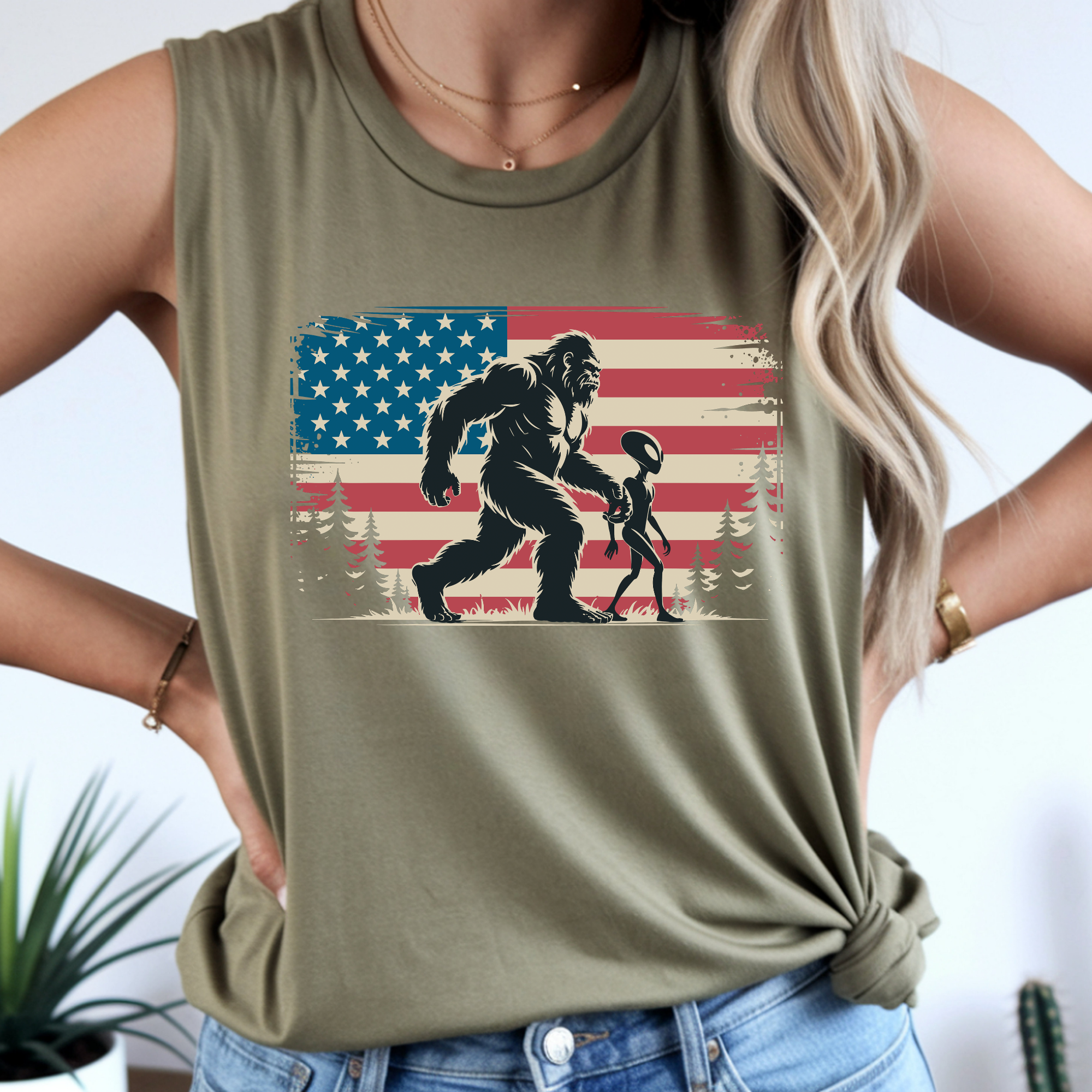 Bigfoot and Alien tank