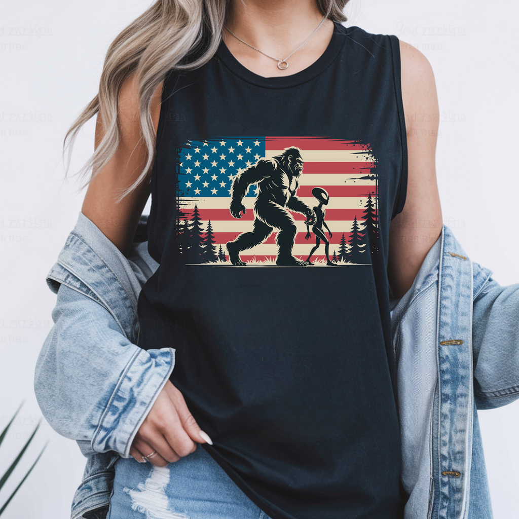 Bigfoot and Alien tank