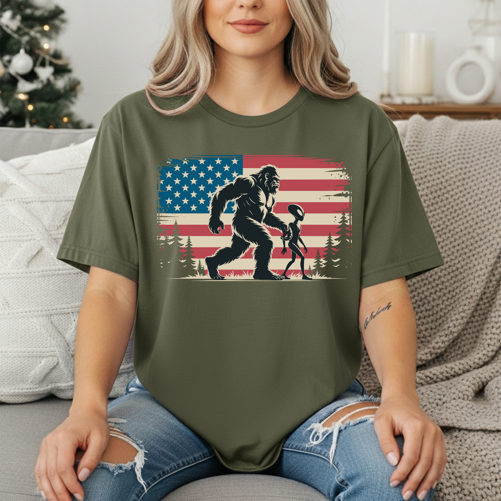 Bigfoot and Alien