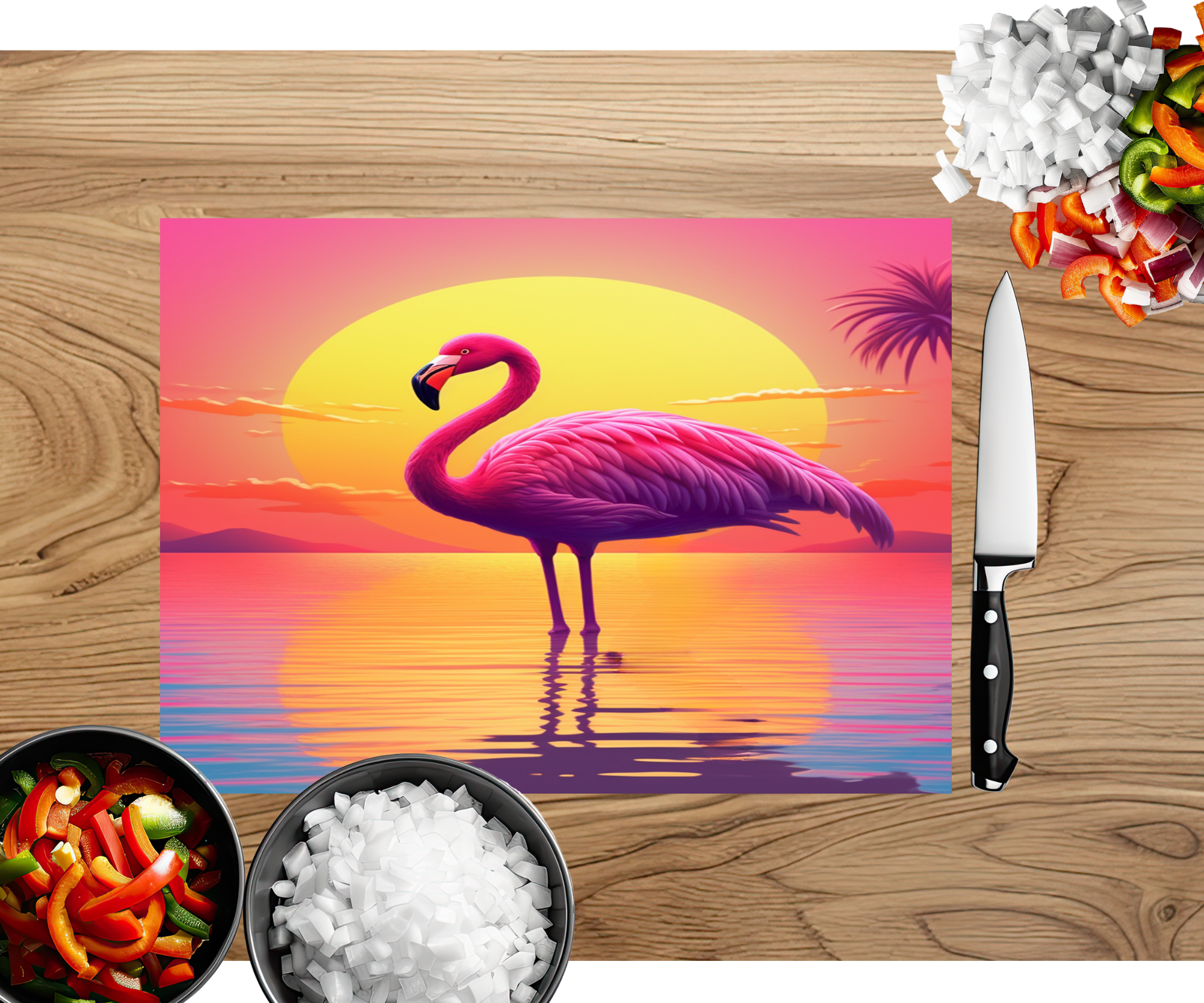 Flamingle & Chop Cutting Boards