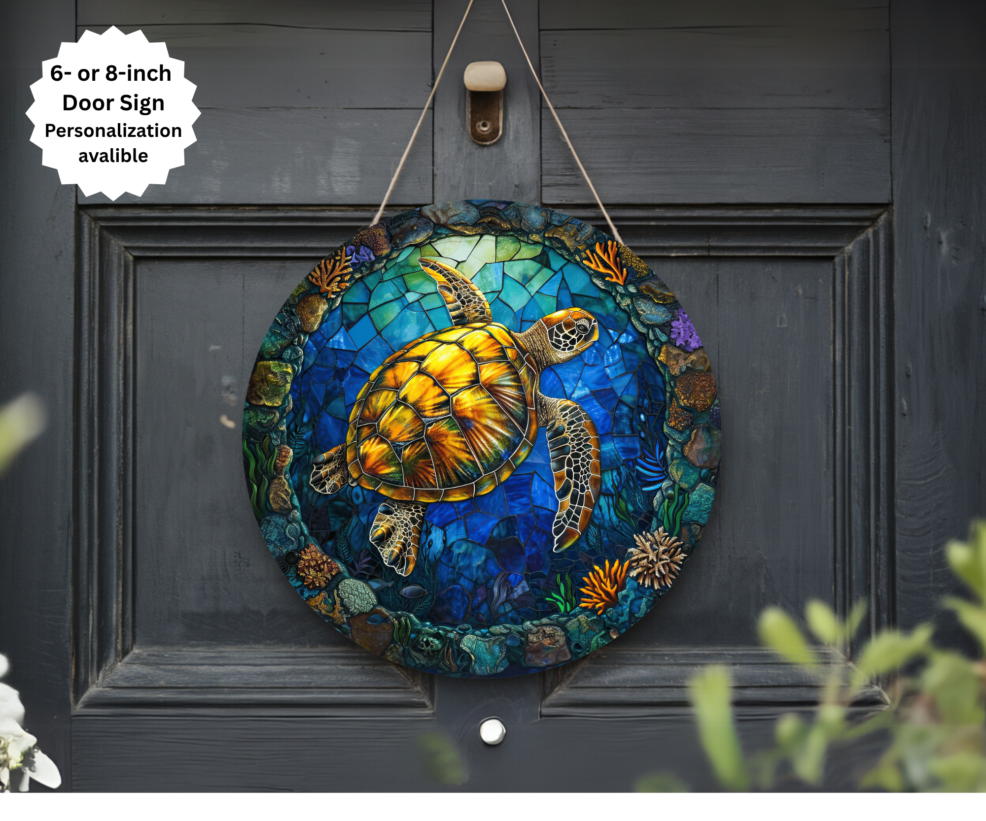Sea Turtle Door Signs
