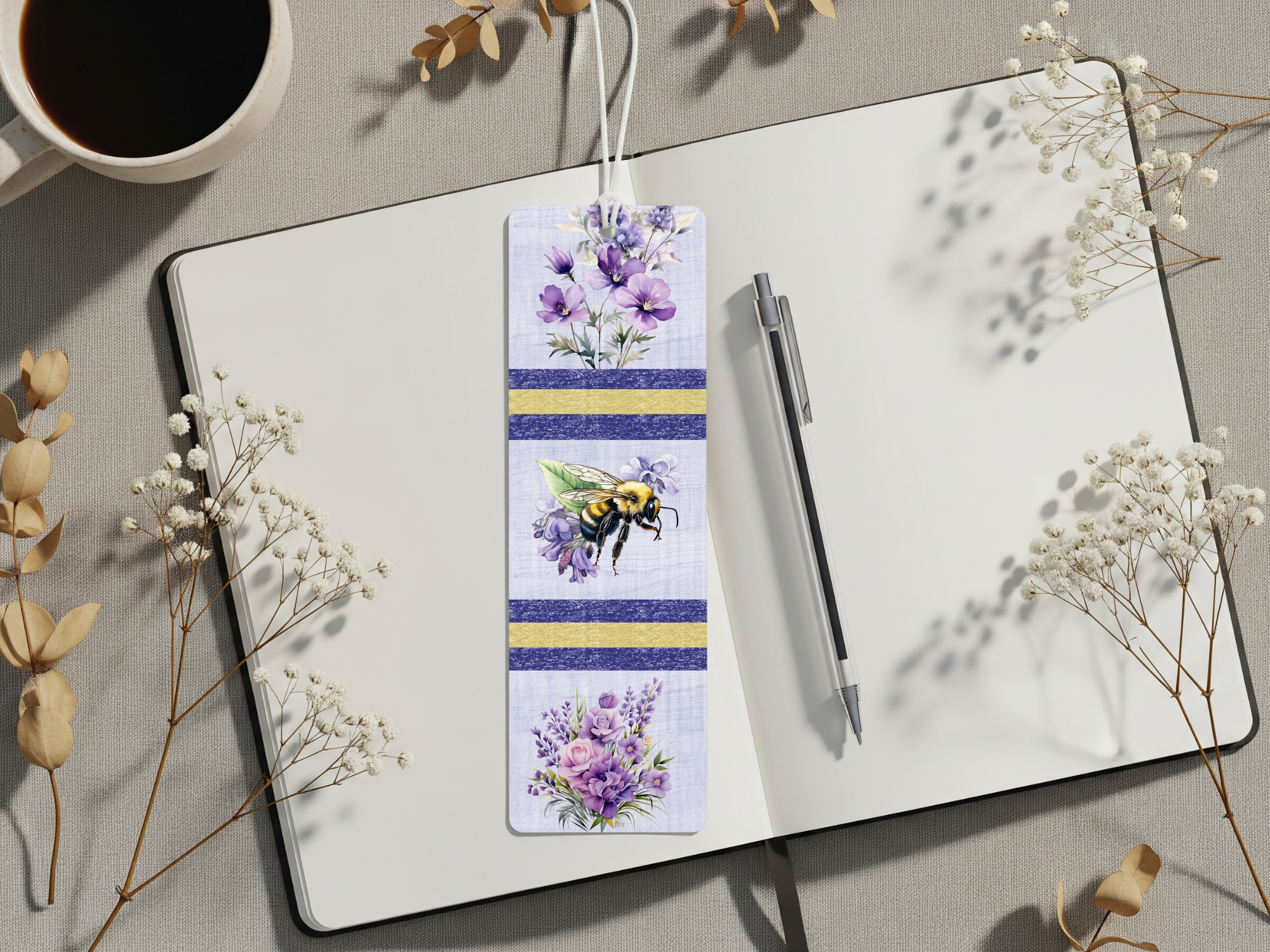 Aluminum Metal Bookmarks, Honeybee Images Make every chapter “bee” sweet! 🐝💛