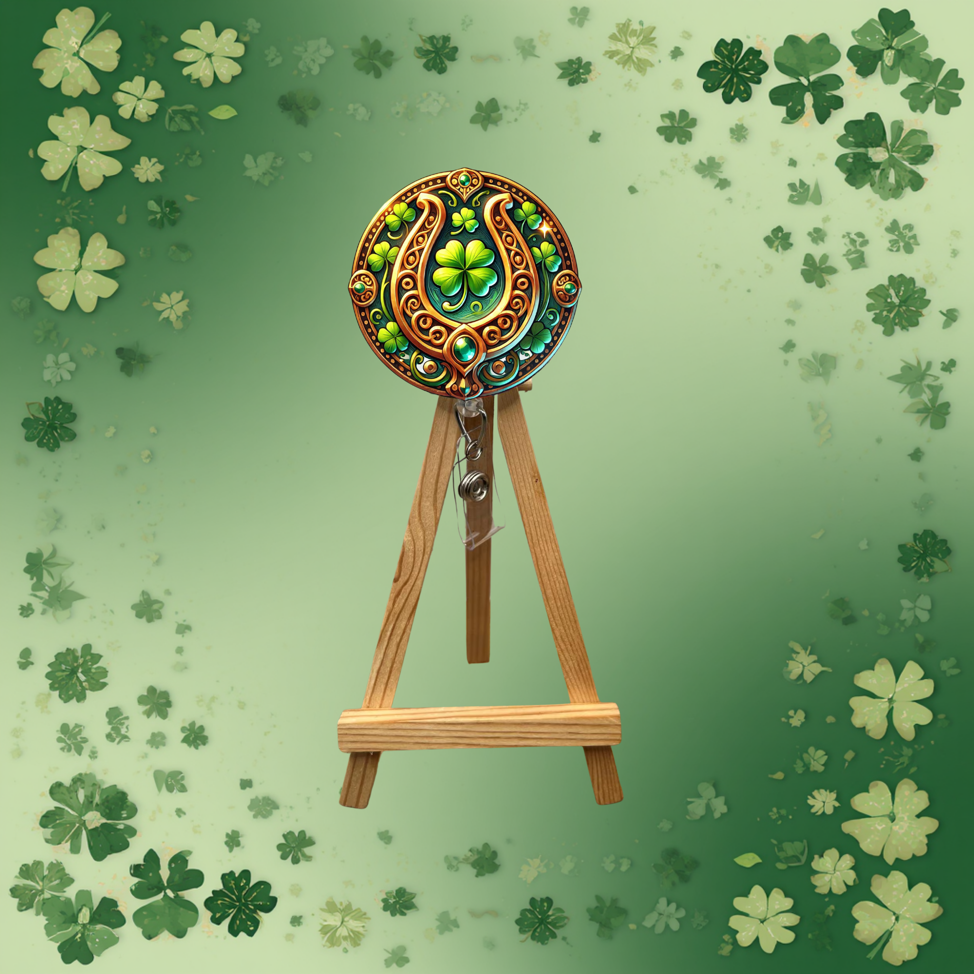Lucky Charm Badge Pull for St. Patrick’s Day