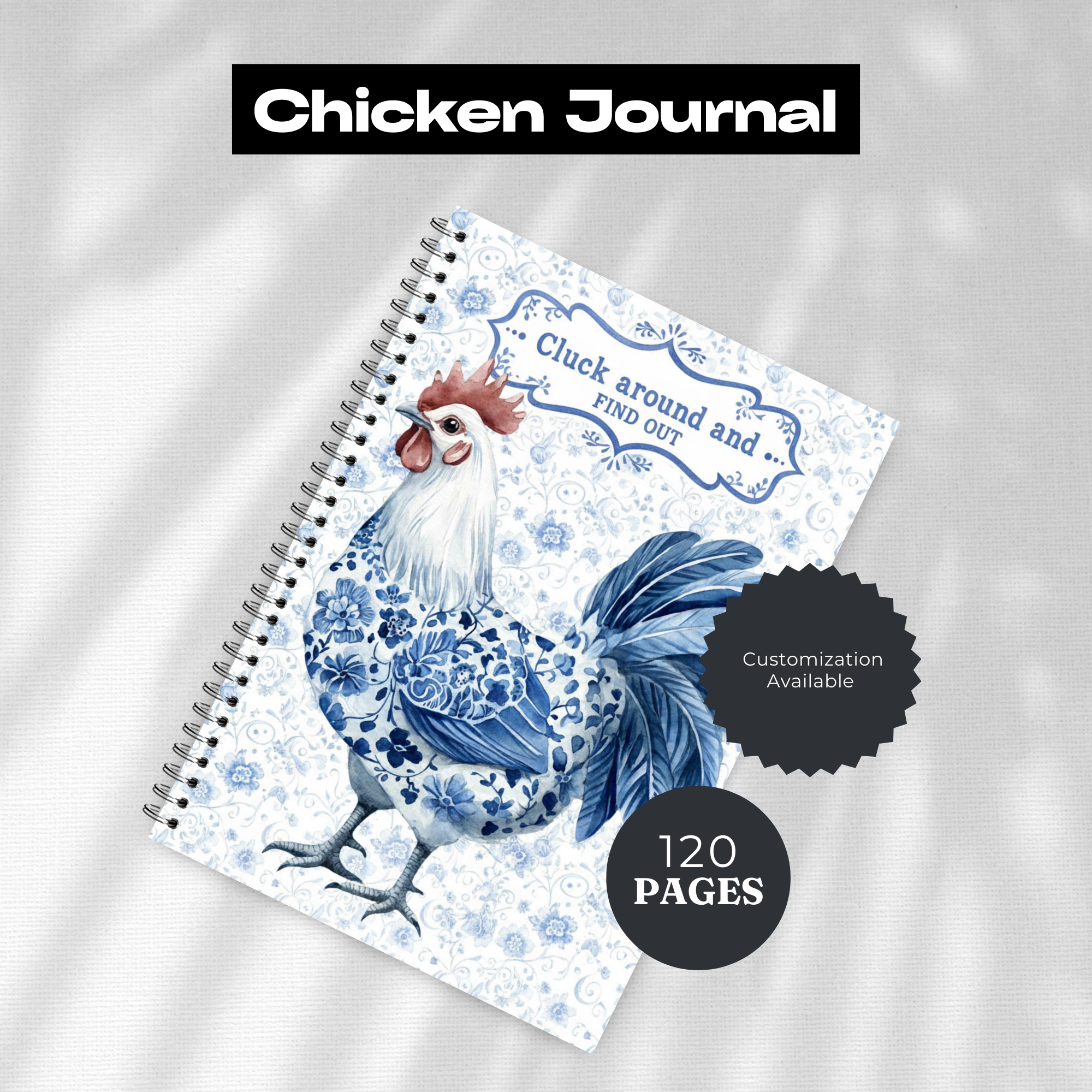 Cluck & Create Chicken Journals