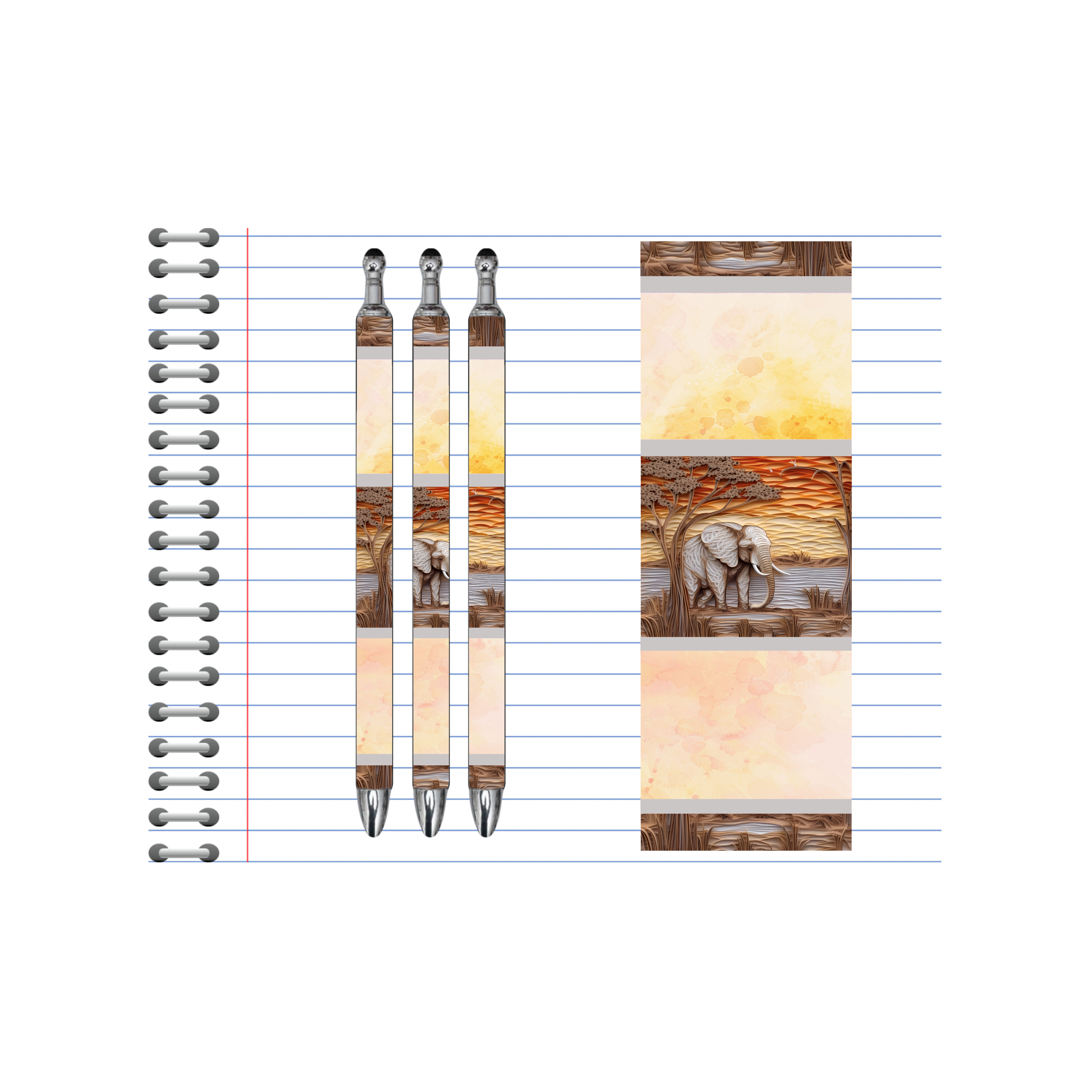 Refillable Pens, Elephant Images multiple options and Images available.