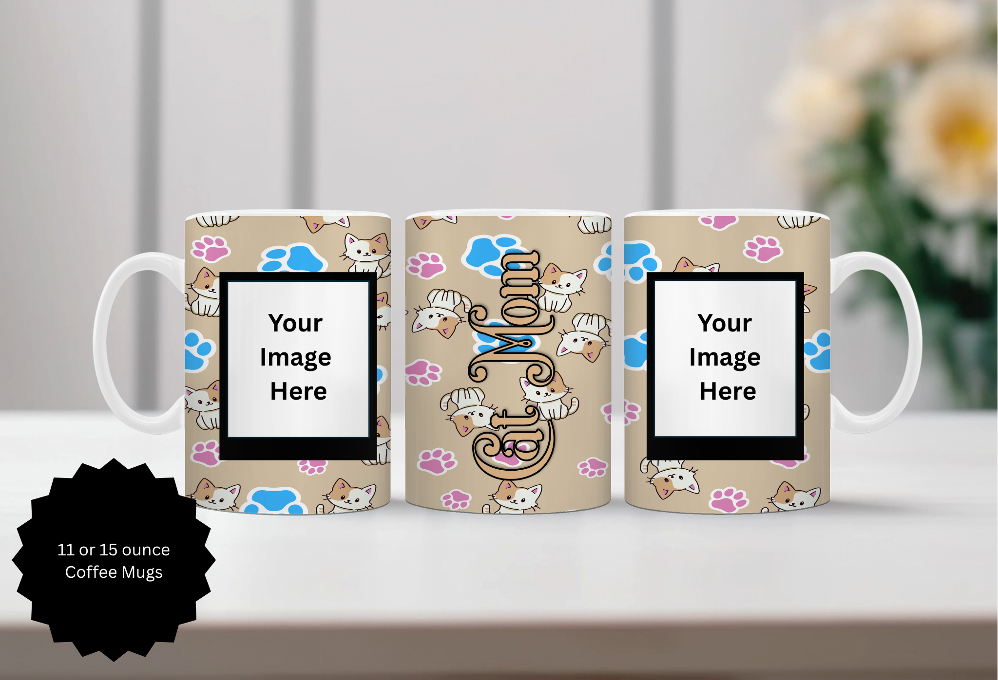 Mother's Day Mugs Human and Fur.