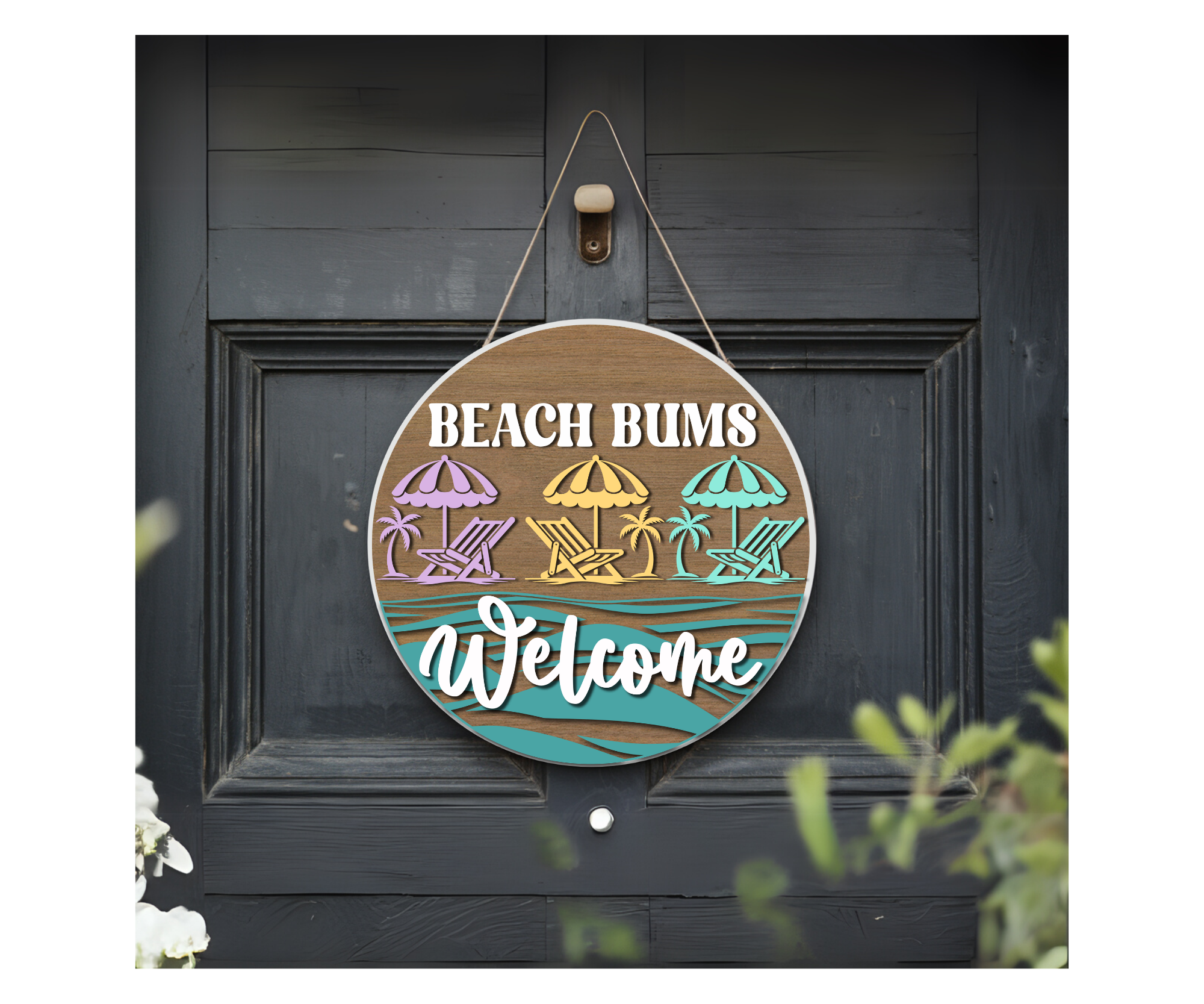Salty Air Welcome Door Signs