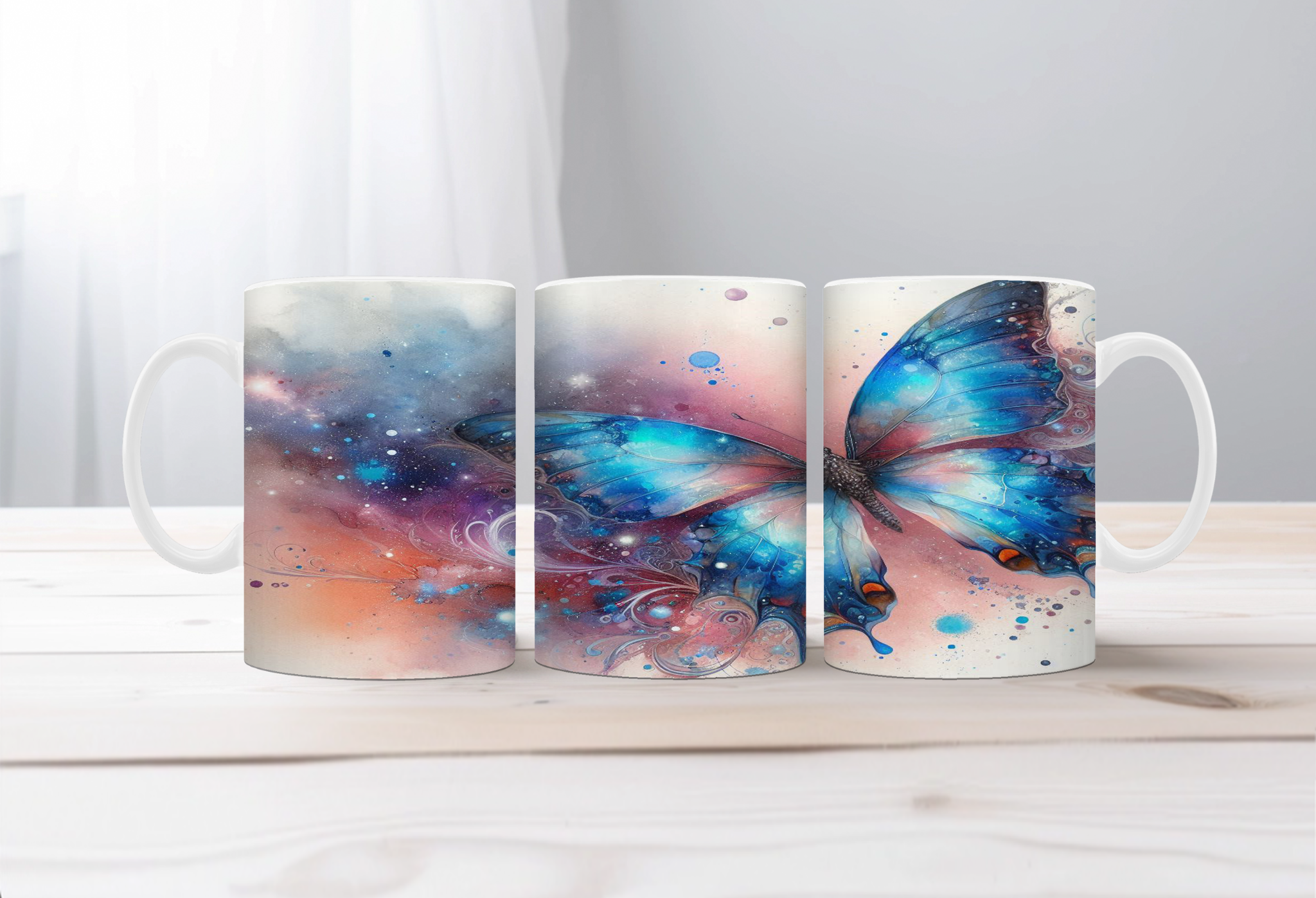 Butterfly Mugs. Two Sizes and Multiple images to choose from.