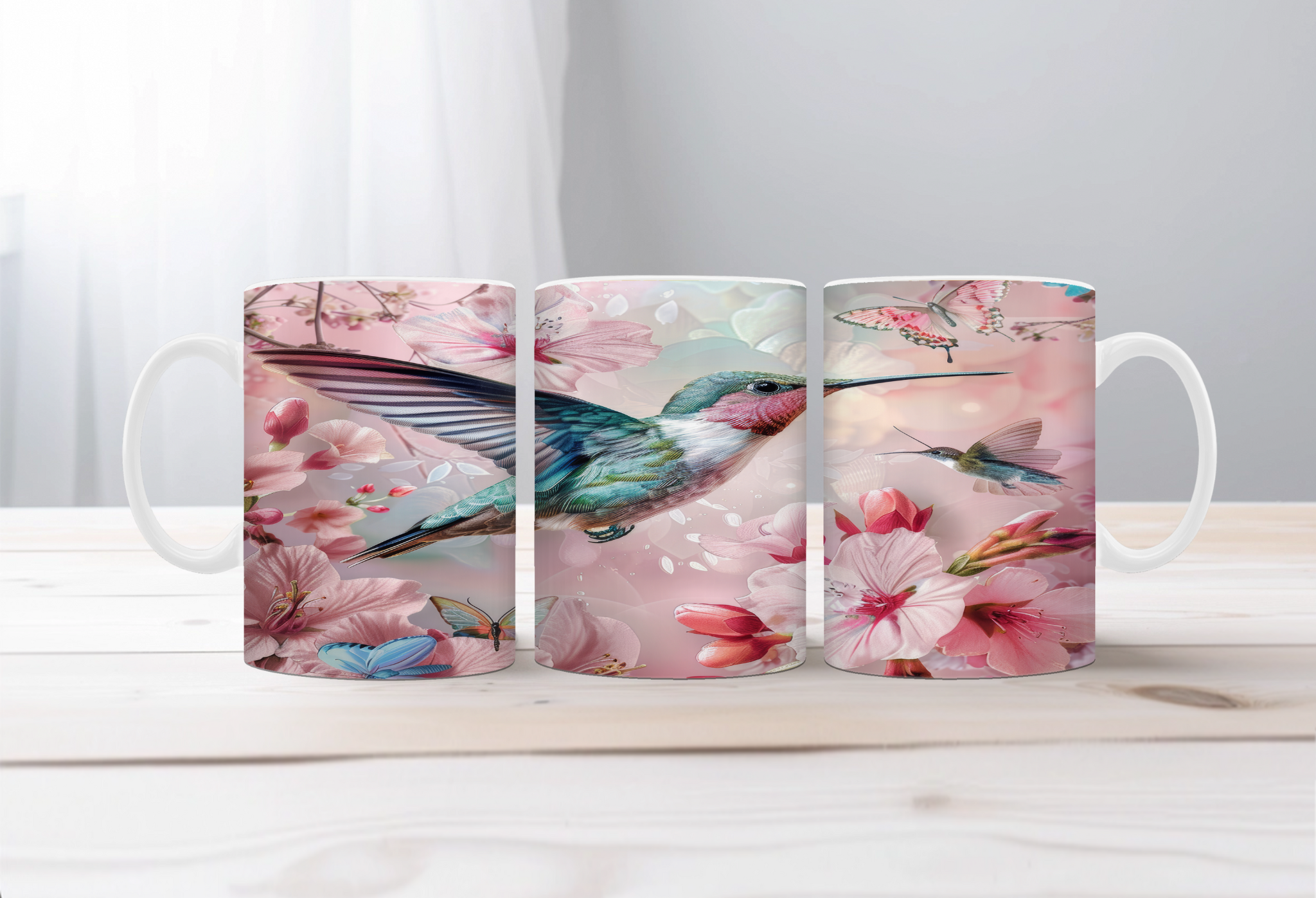 Sip with a Little Flutter Hummingbird Mugs. Two Sizes and Multiple images to choose from.