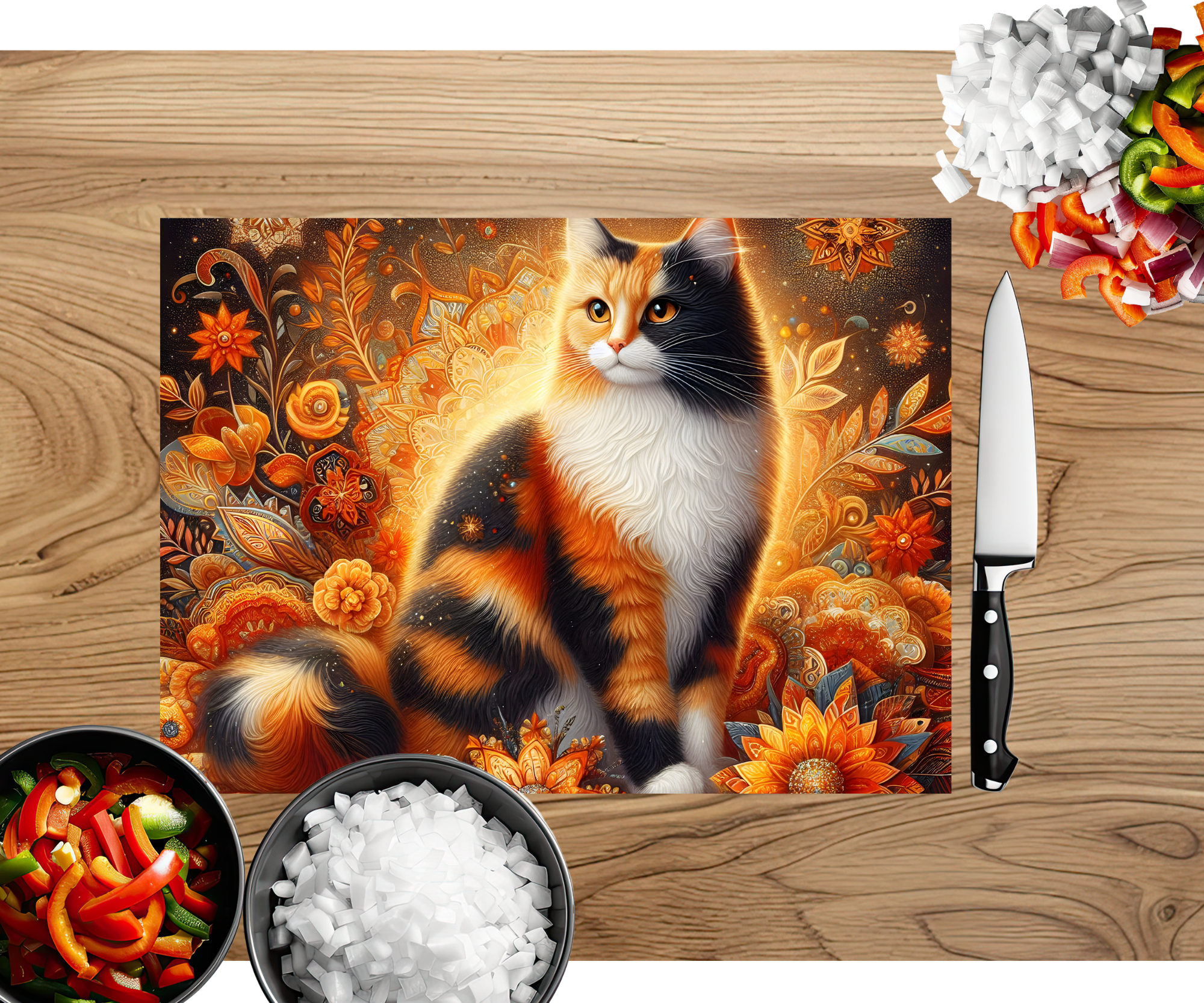 Purrfect Prep Cutting Board