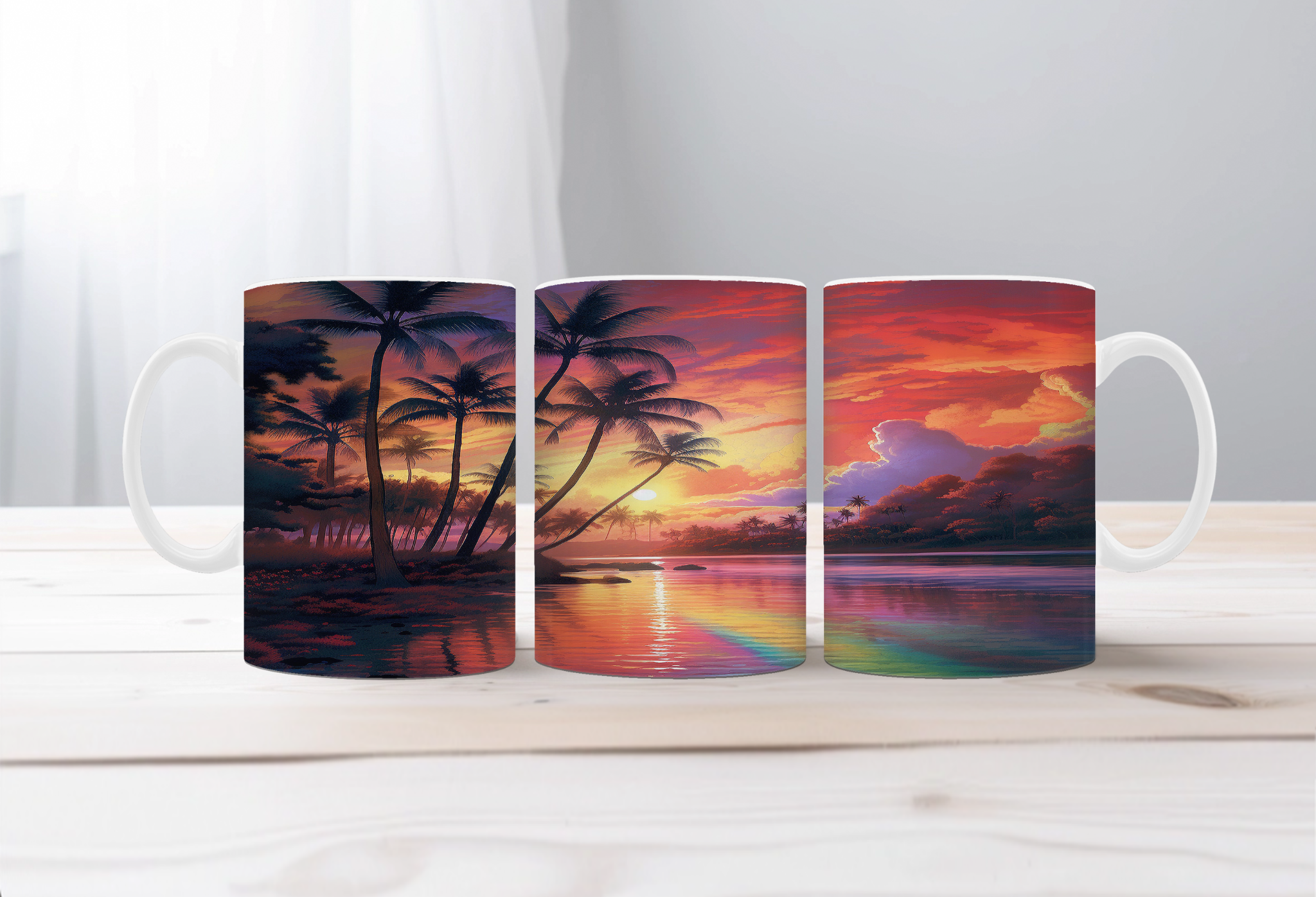 Beachy Bliss coffee mugs