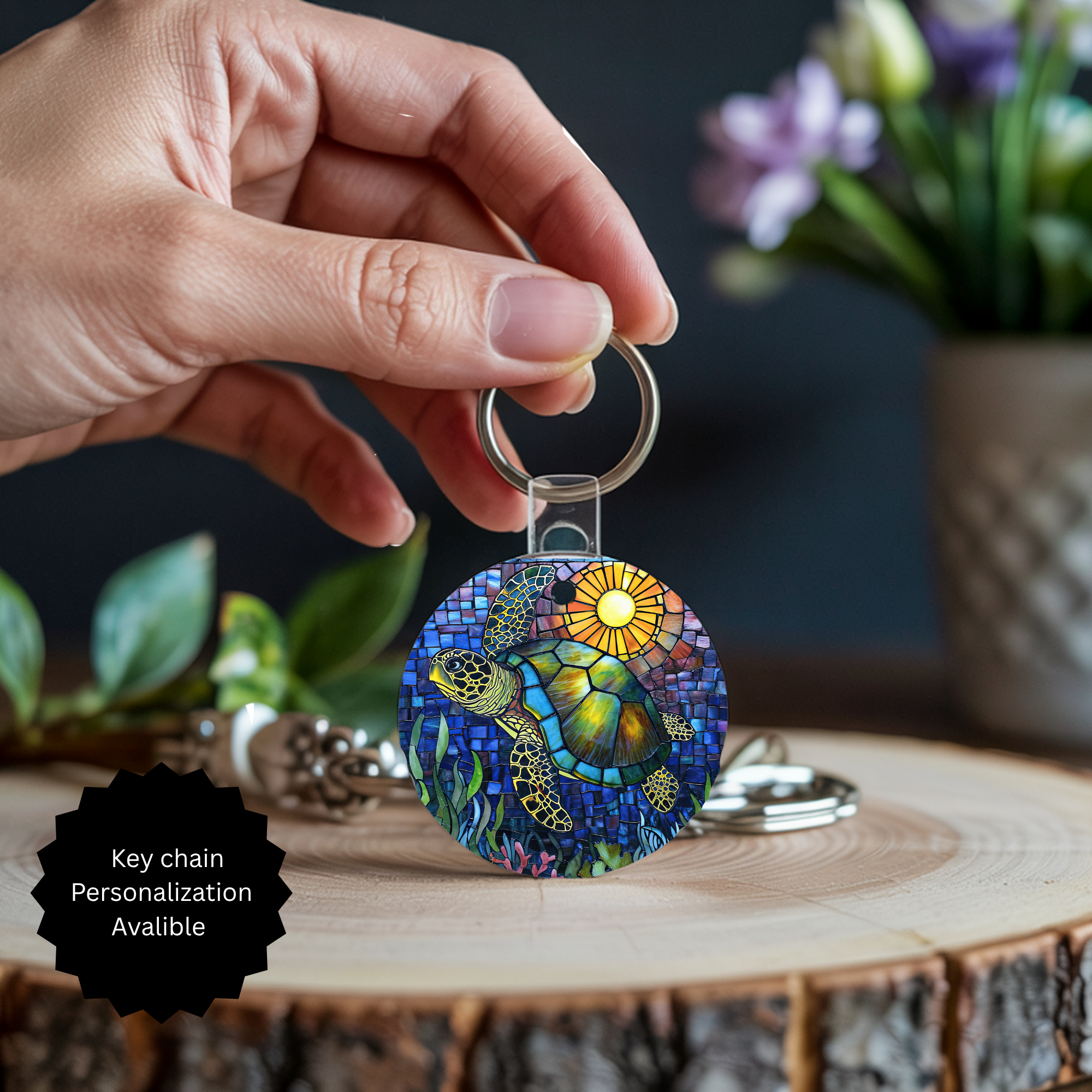 Sea Turtle Keychain