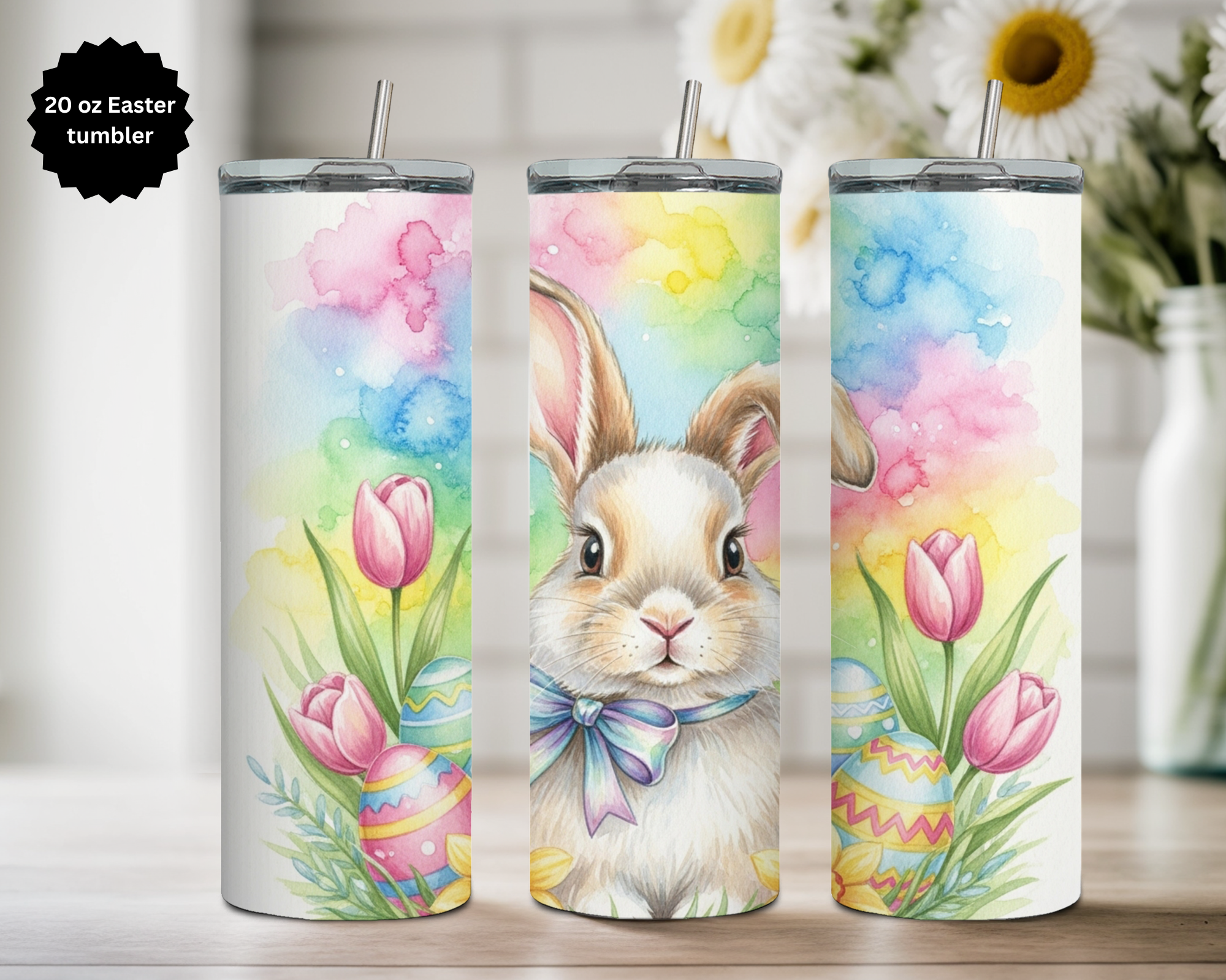 20 oz Easter Tumbler Collection. Multiple Images Available.