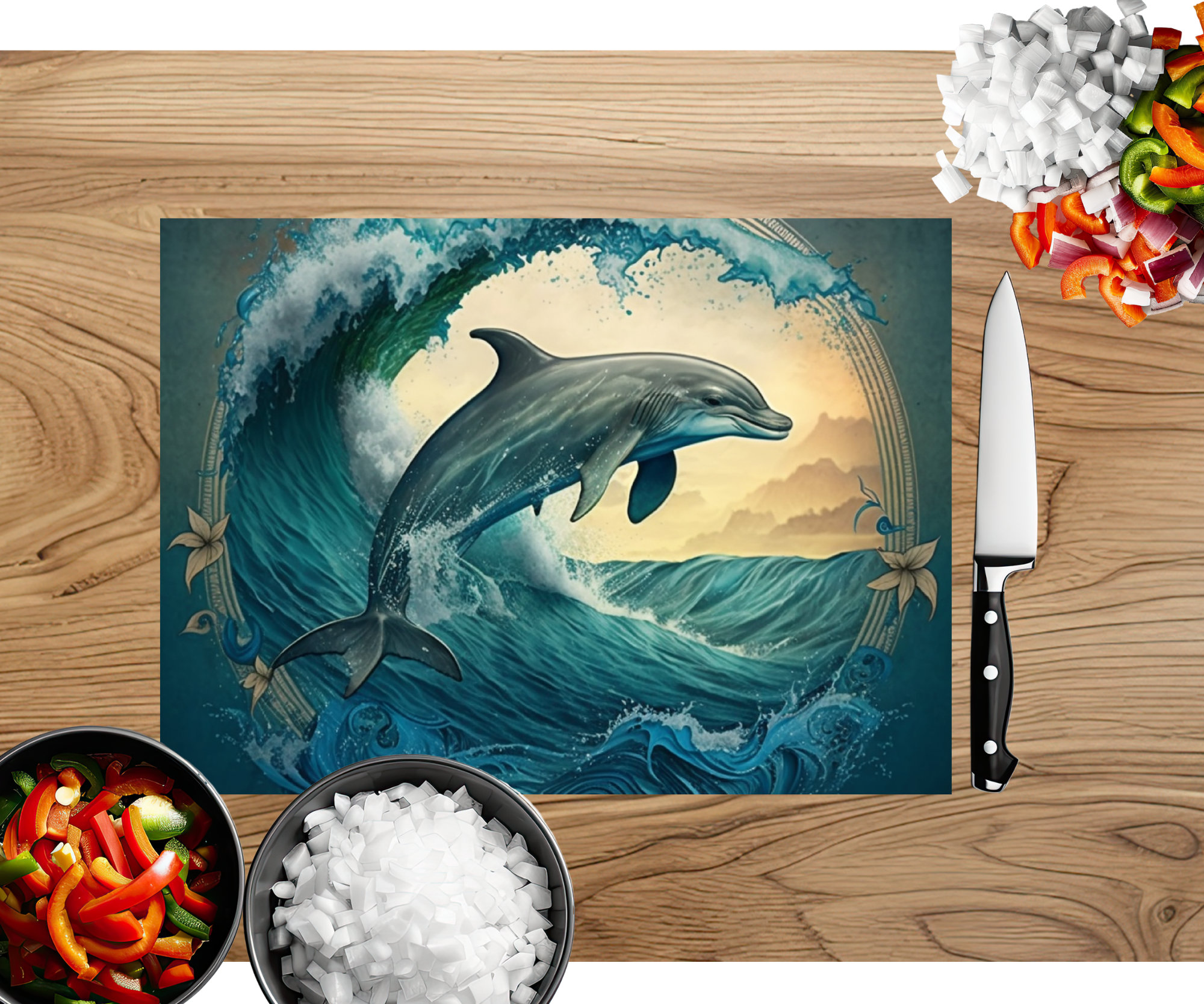 Make a Splash Dolphin Cutting Board
