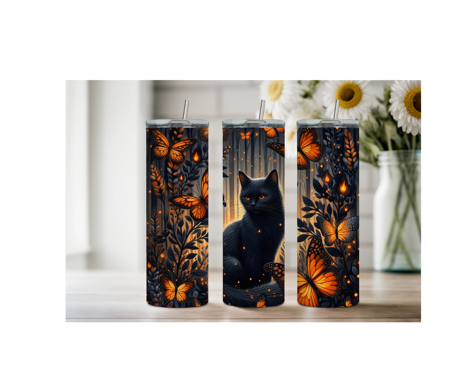 20 oz Sip with Cattitude tumbler