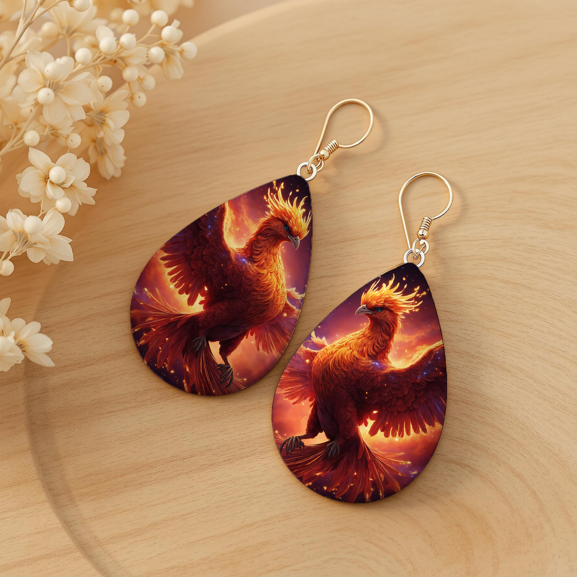 Phoenix Teardrop Earrings