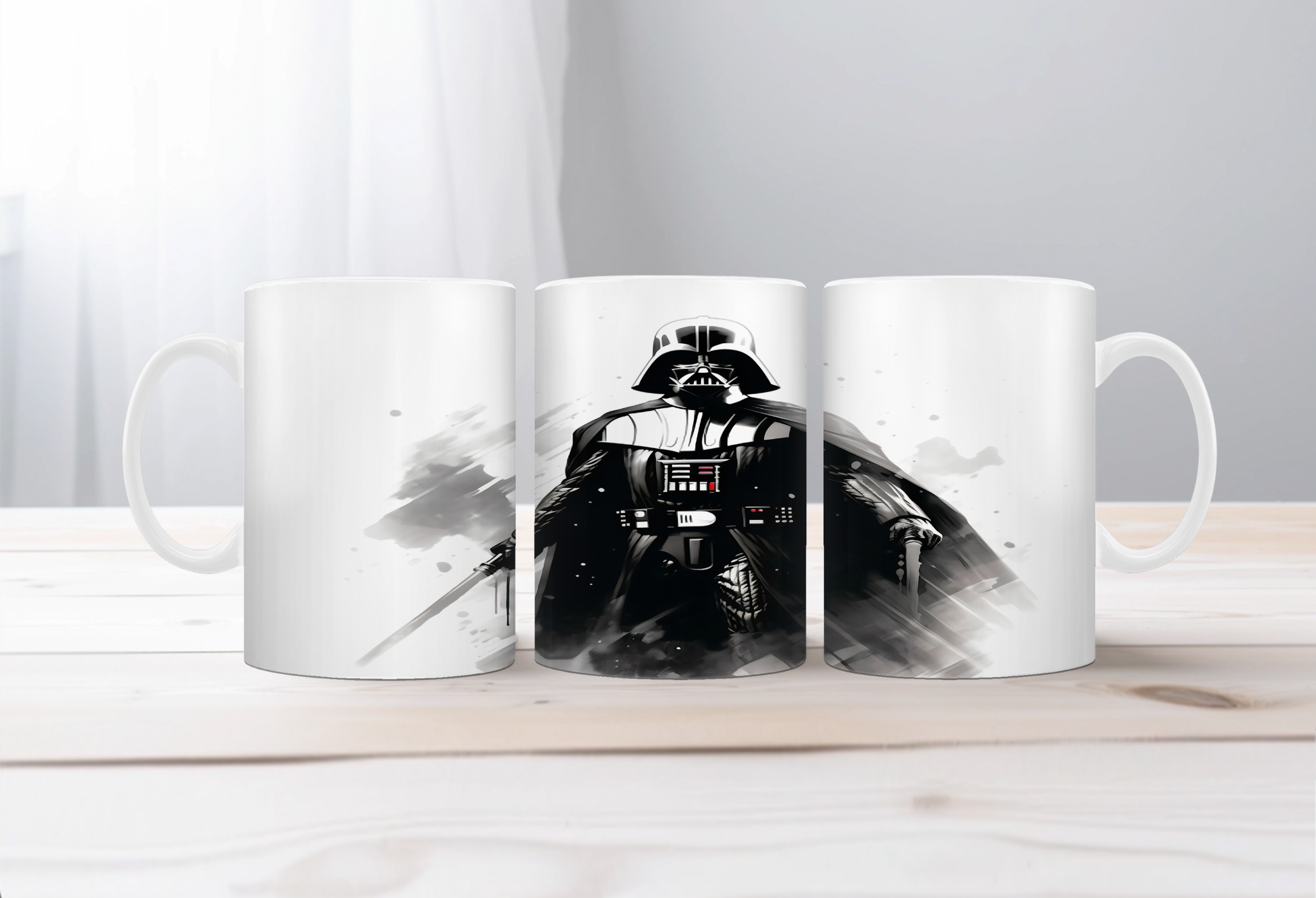 Vader image Coffee Mugs. Start your morning on the Dark Side — in the best way.