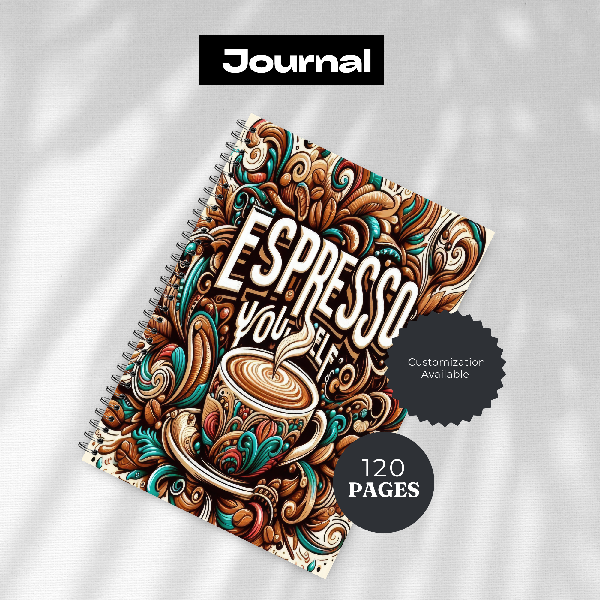 Brew‑tiful Thoughts Coffee Journal