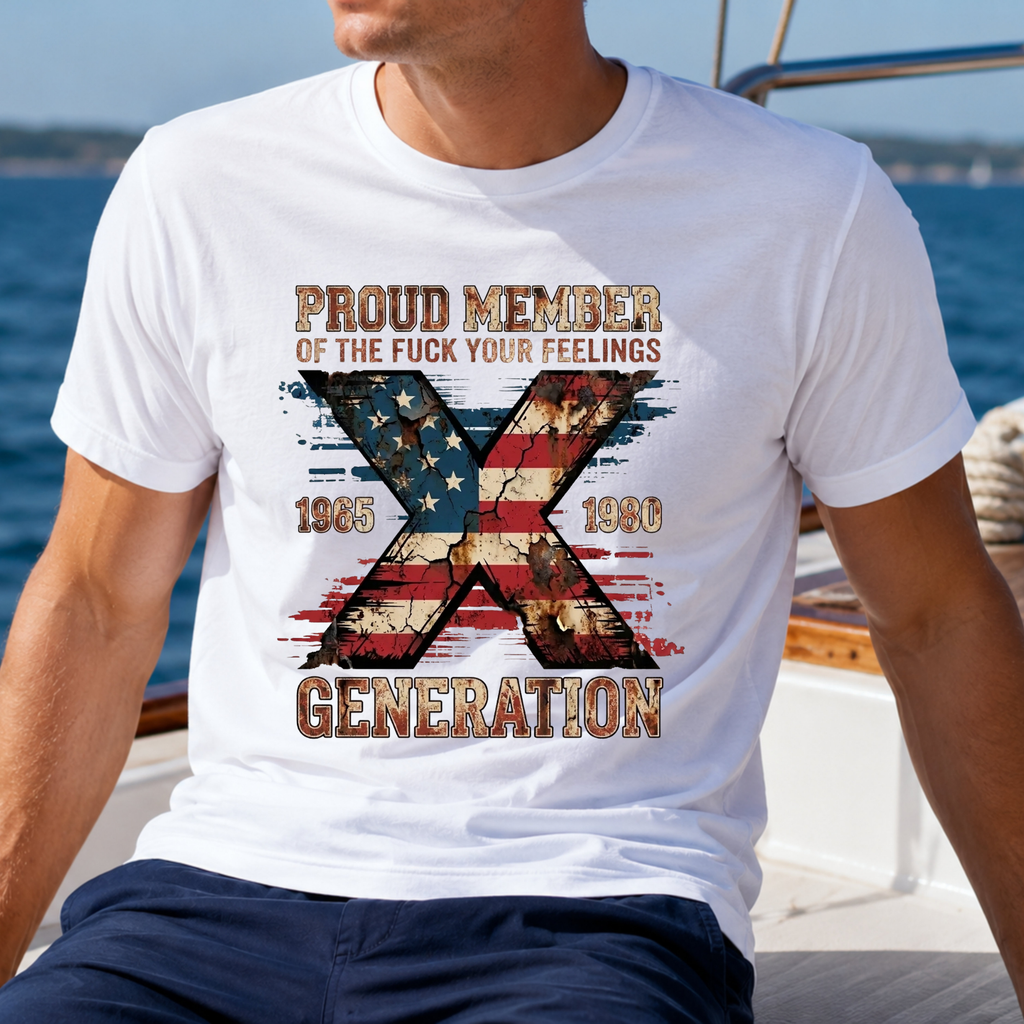 Gen X Graphic Tee | Funny Generation X Shirt
