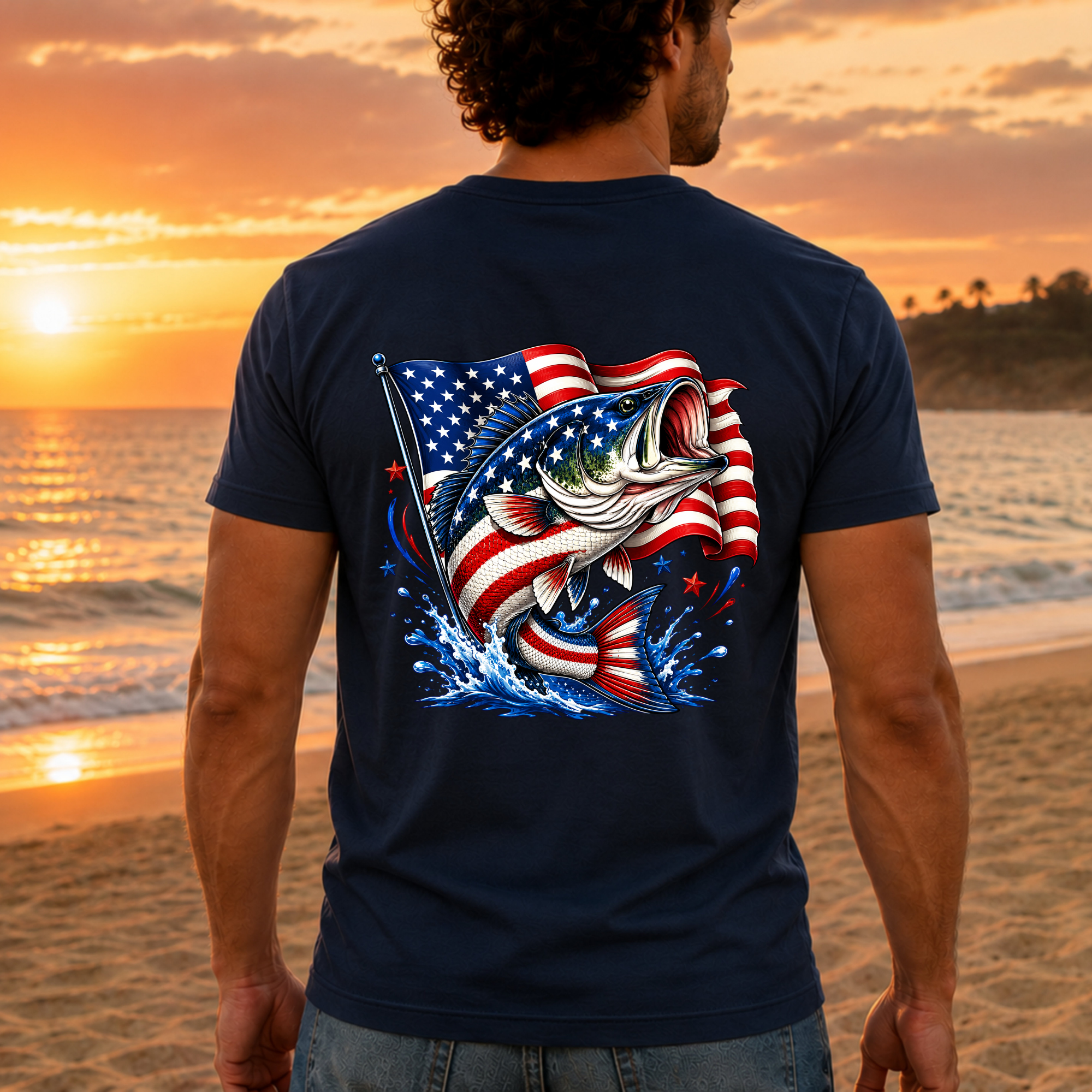 American Bass Tee