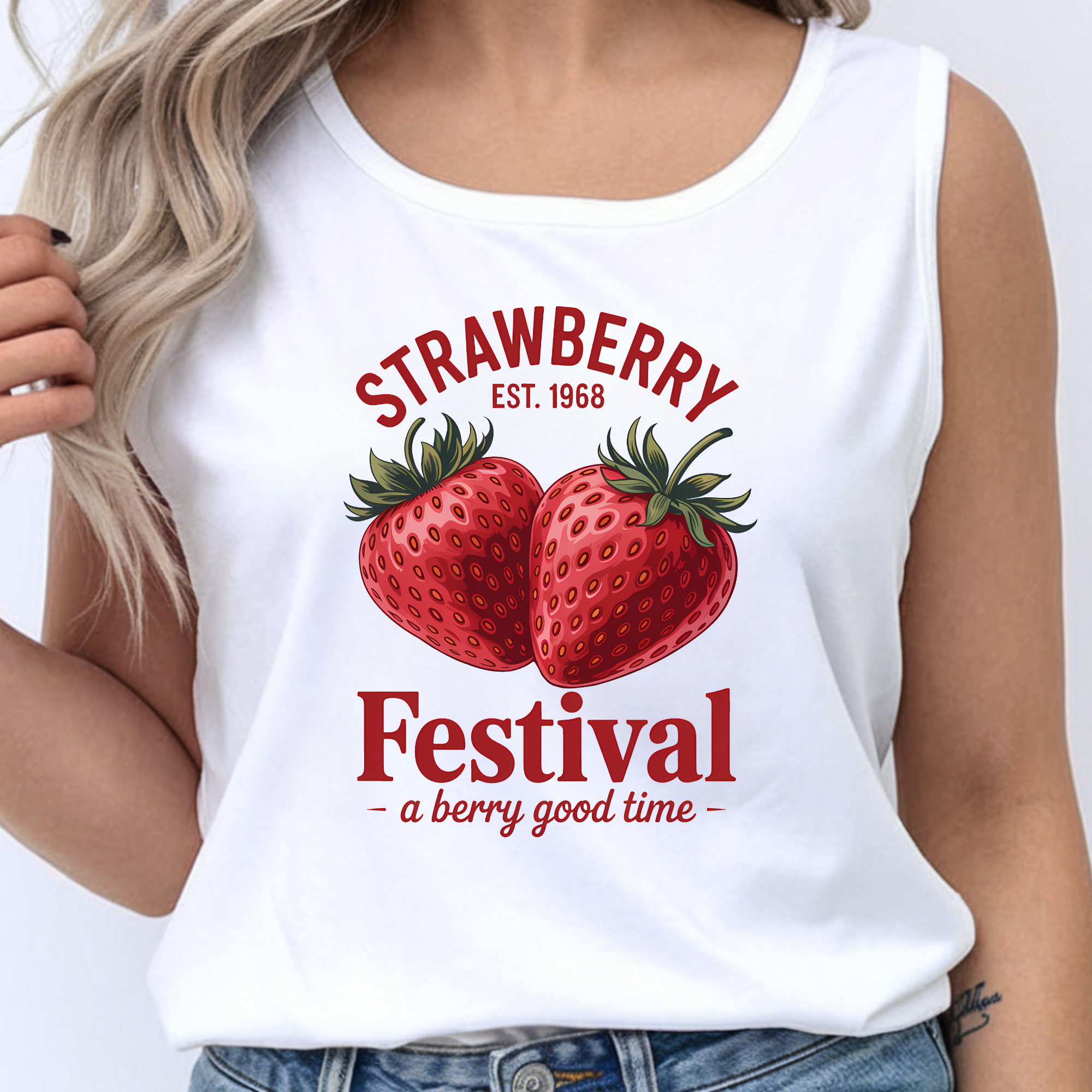Strawberry Tank Top | TheCraftNook