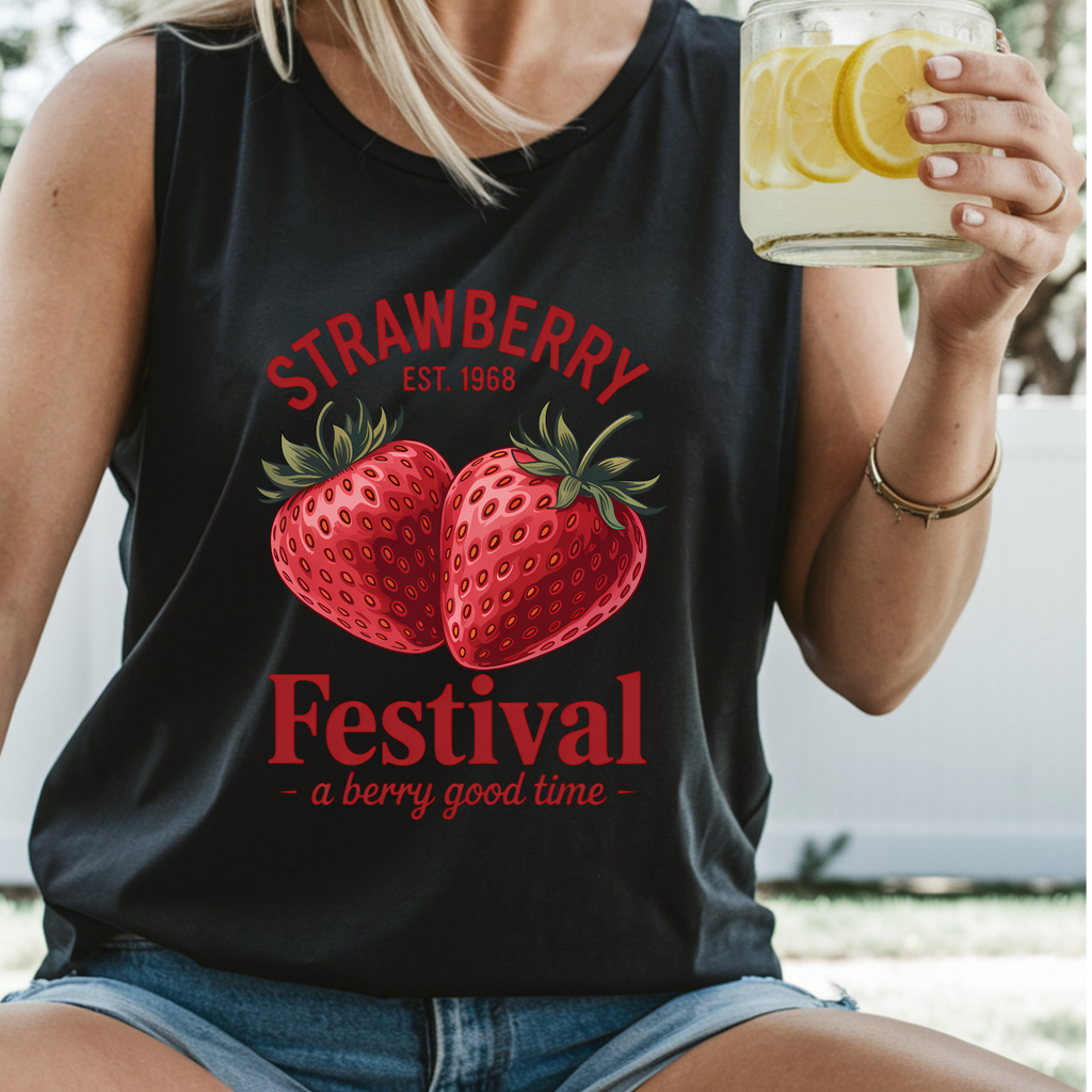 Strawberry Tank Top | TheCraftNook