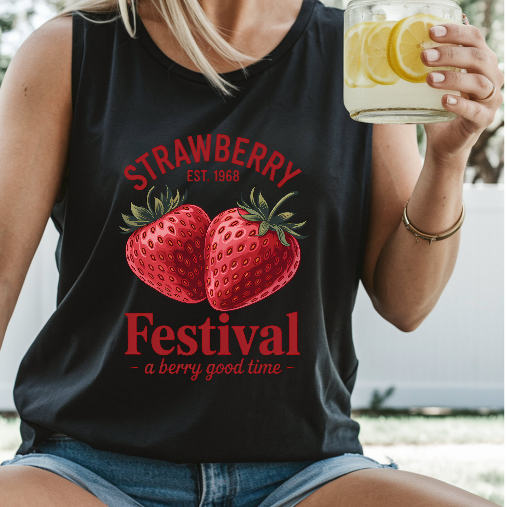 Strawberry Tank Top | TheCraftNook