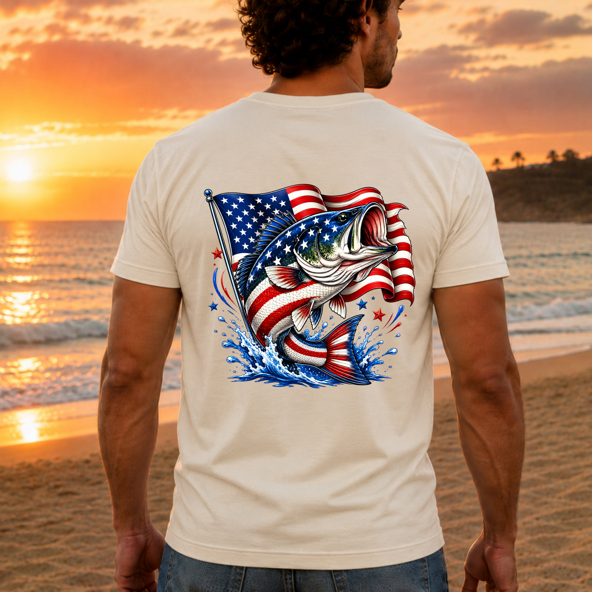 American Bass Tee