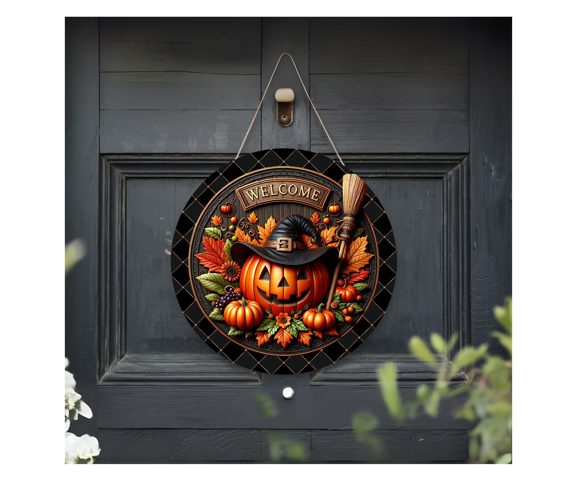Spooky season Halloween Door signs