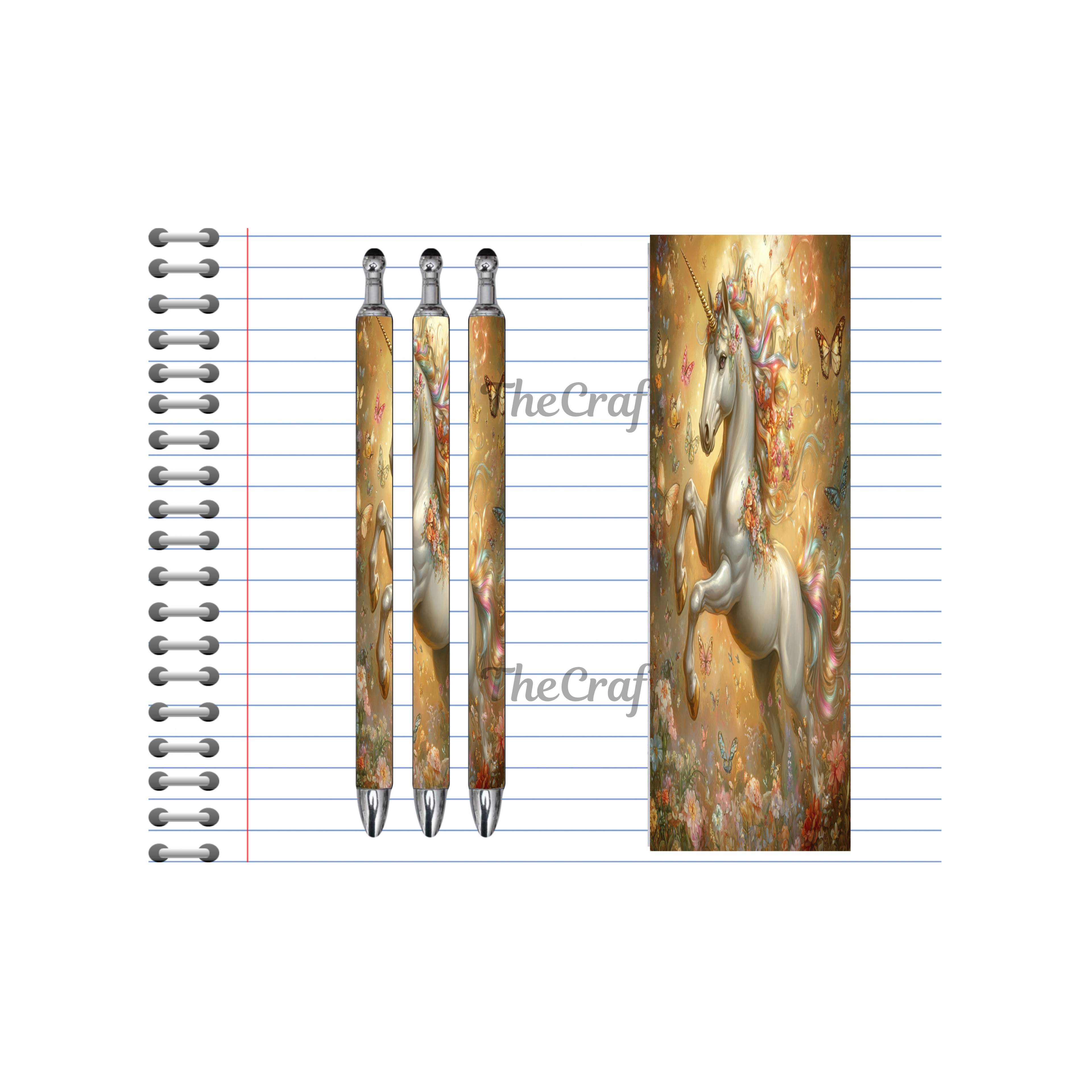 Refillable Pens, Unicorn Images multiple options and Images available.