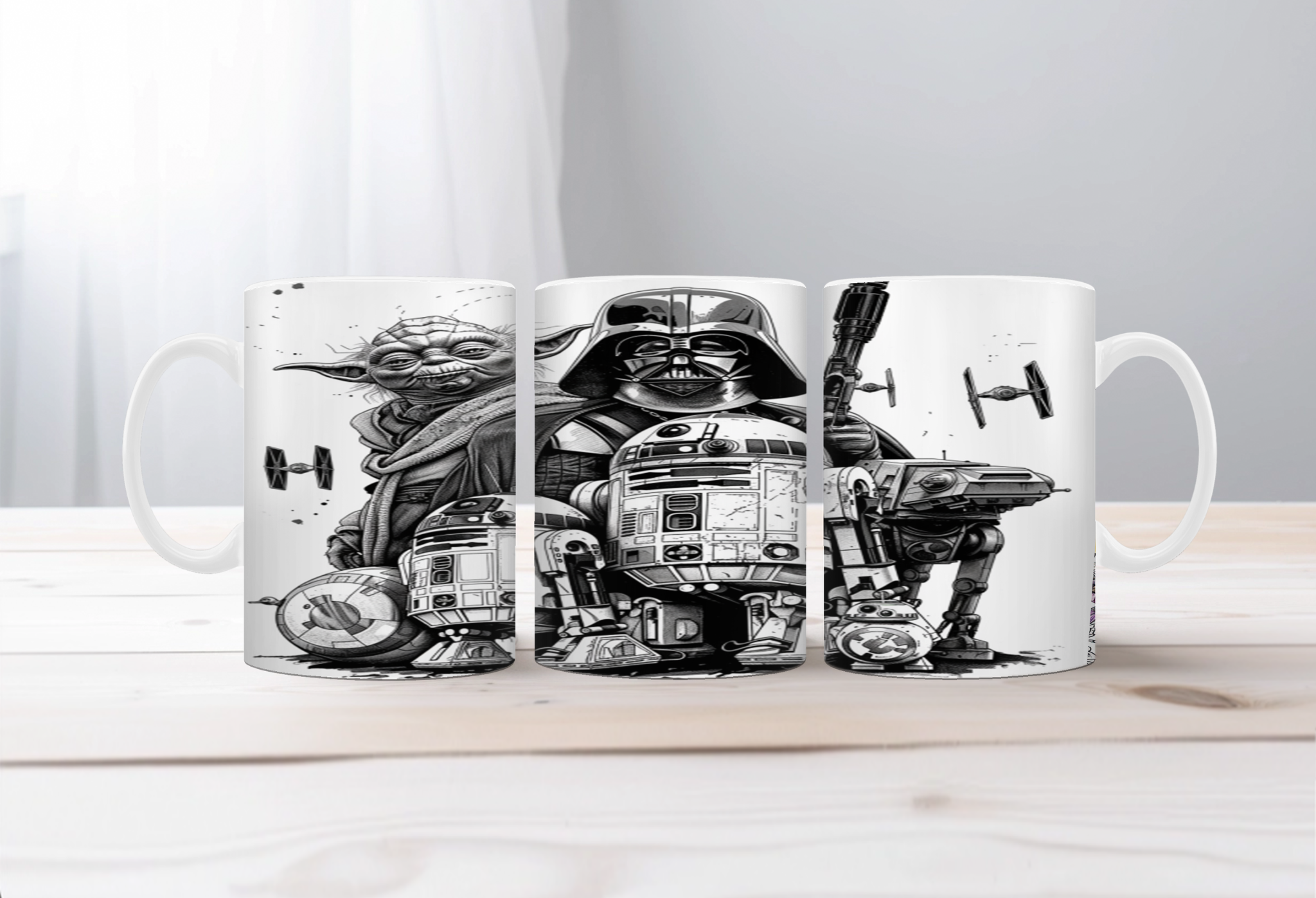 Vader image Coffee Mugs. Start your morning on the Dark Side — in the best way.