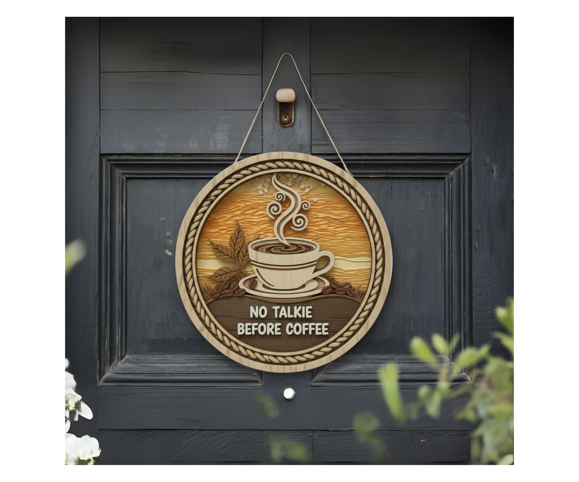 Rise & Grind Welcome Sign