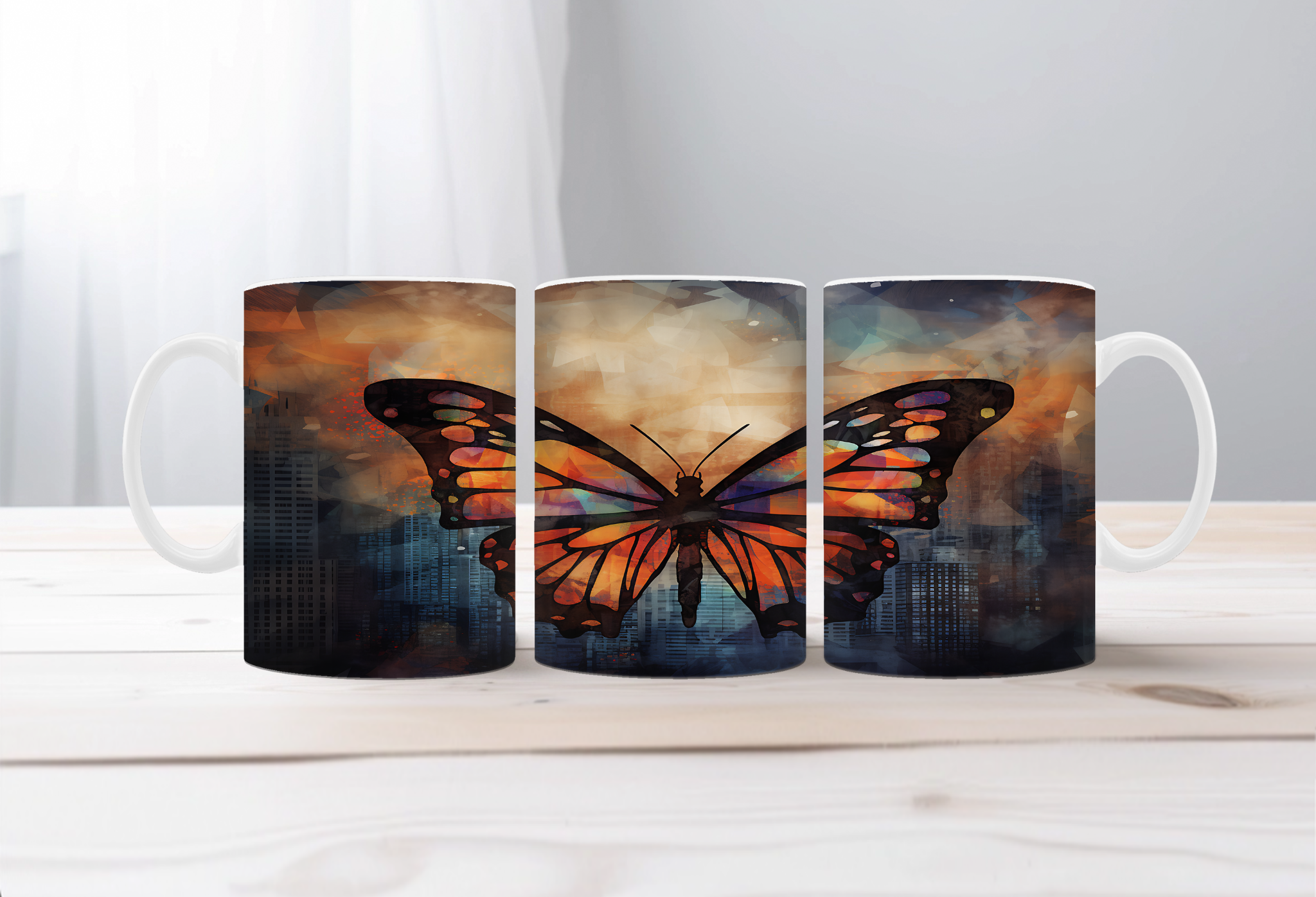 Butterfly Mugs. Two Sizes and Multiple images to choose from.