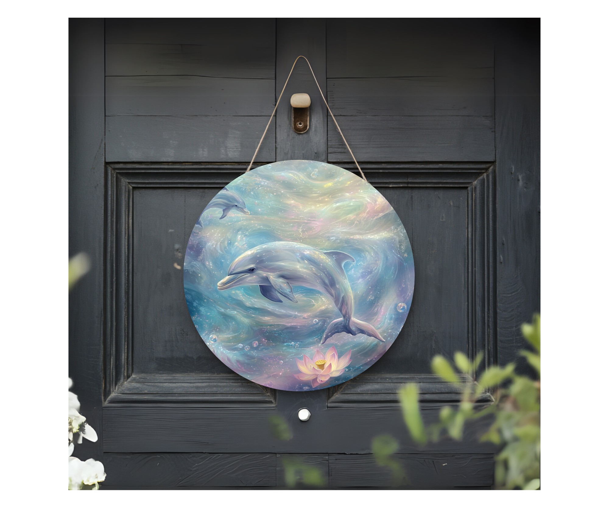 Make a Splash Dolphin Door Signs, Multiple images options.