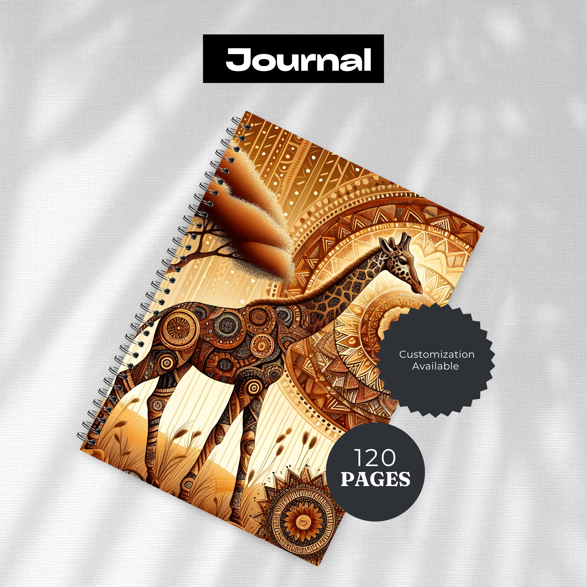Tall & Kind Giraffe Writing Journal