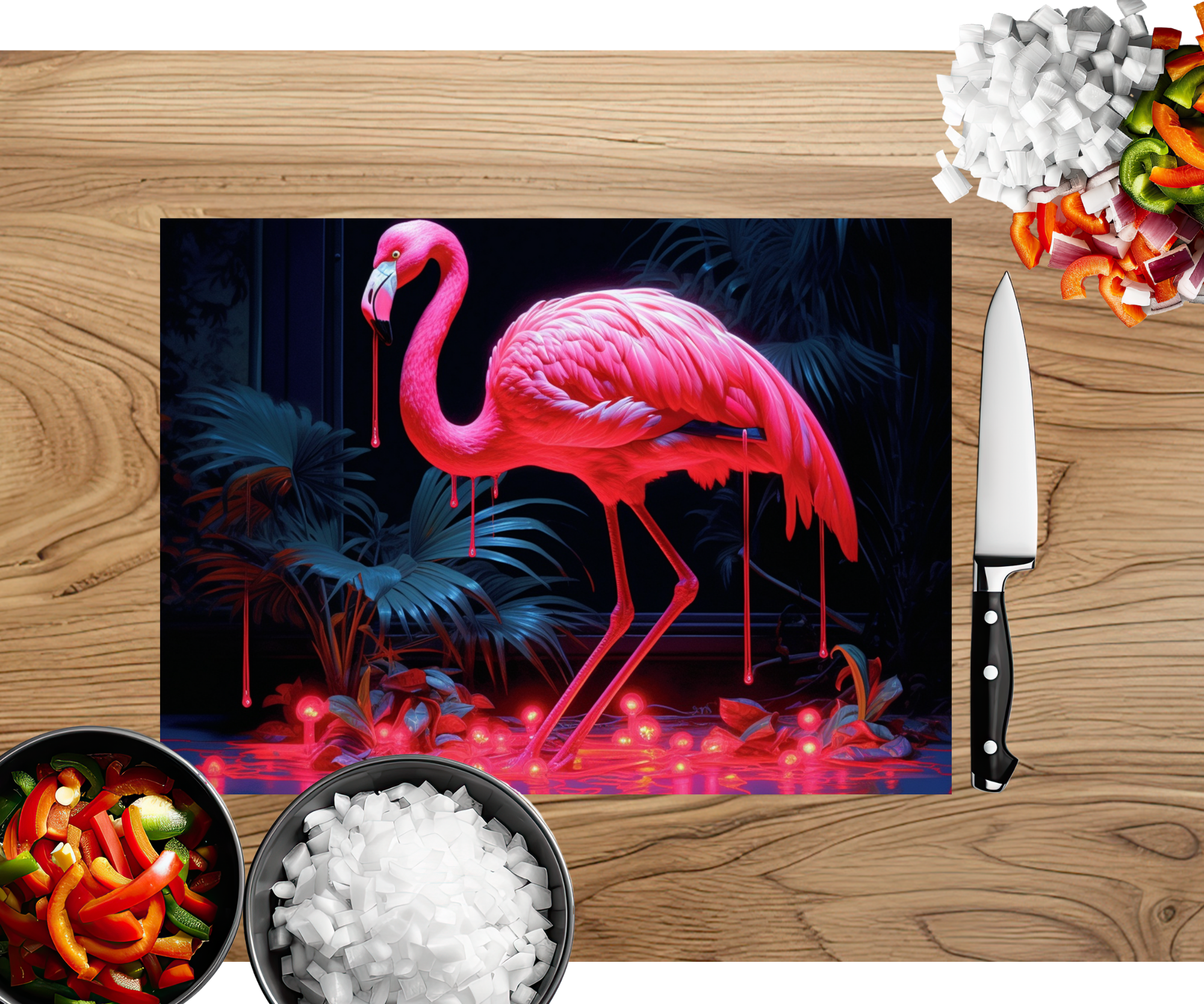 Flamingle & Chop Cutting Boards