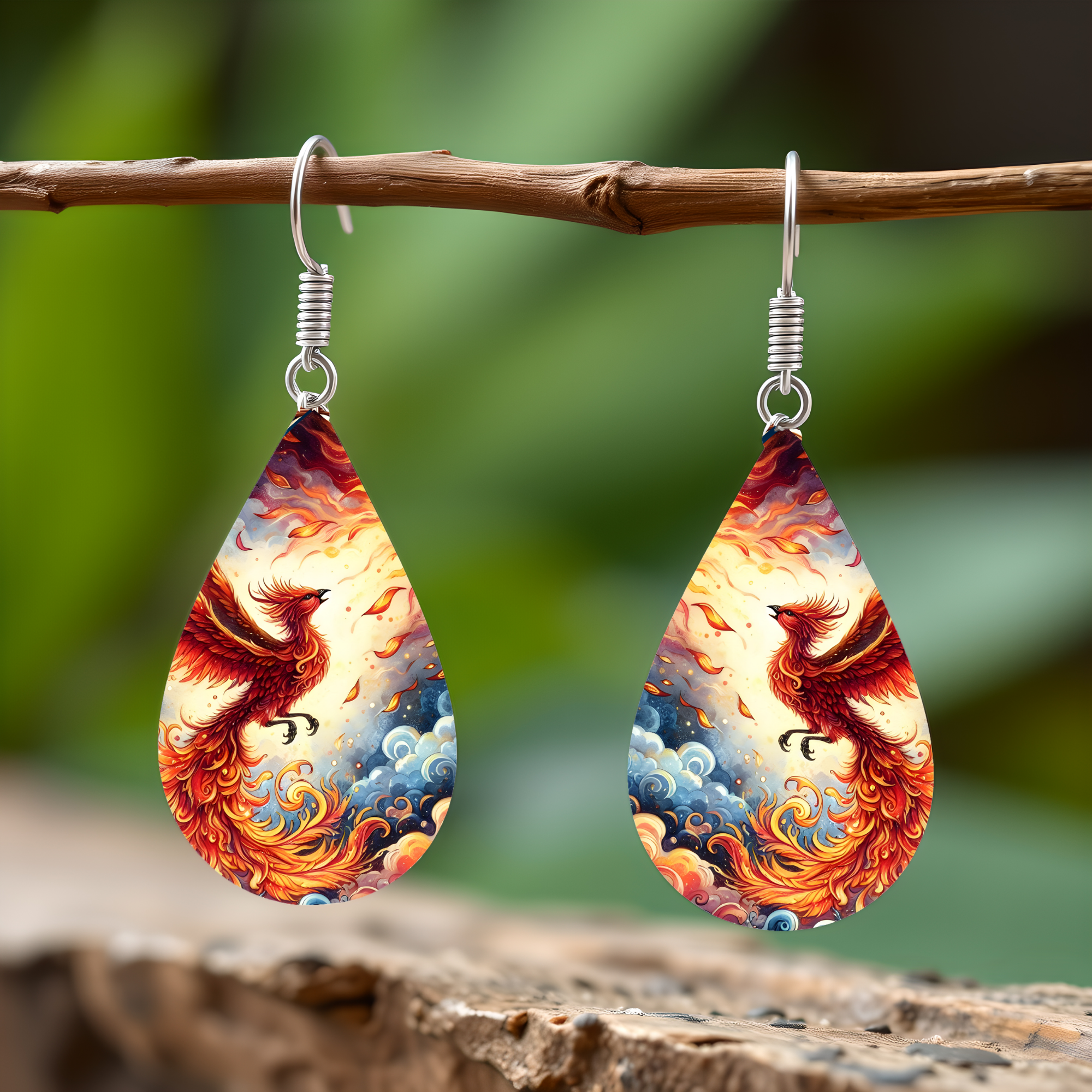 Phoenix Teardrop Earrings