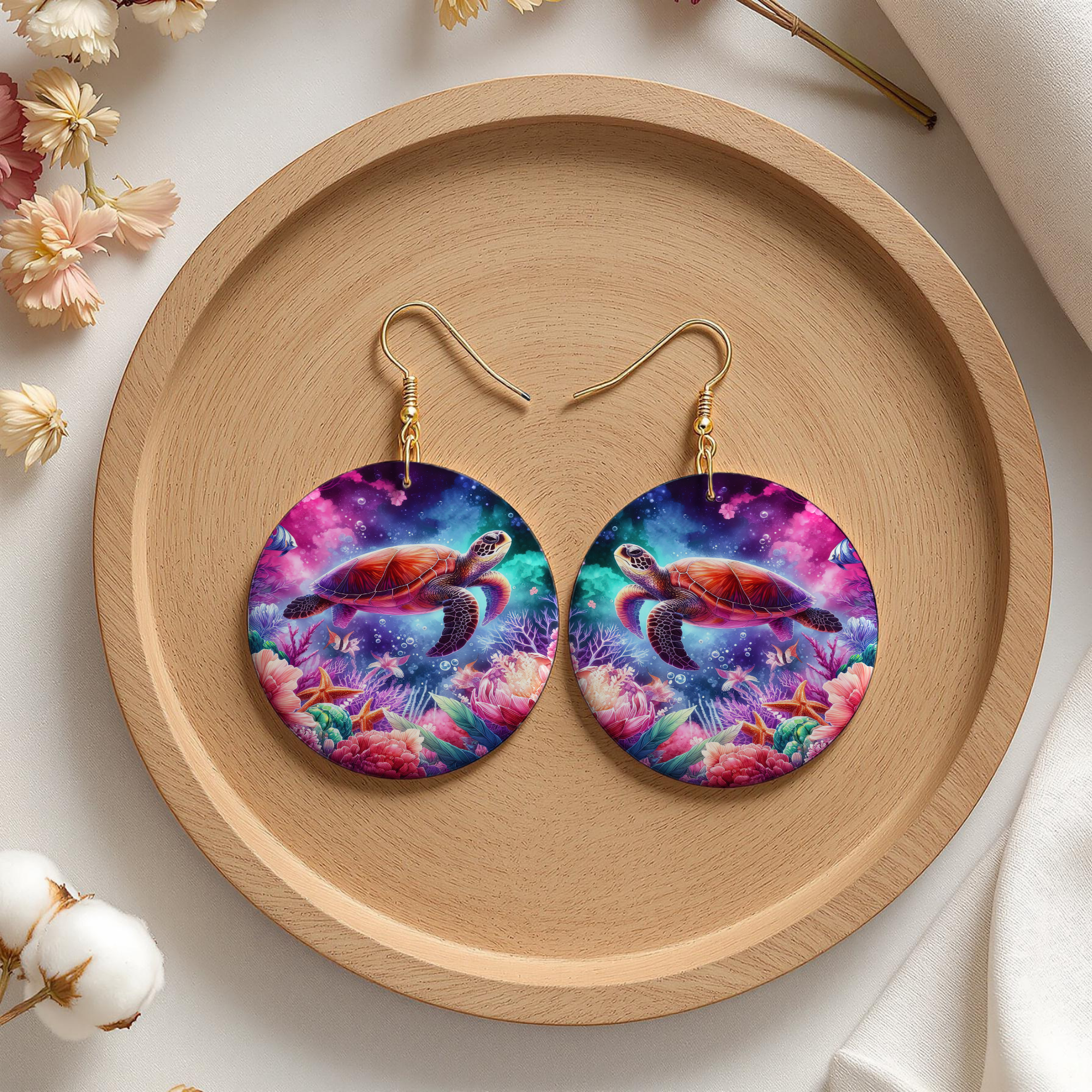 Sea Turtle Earrings — Choose Your Design