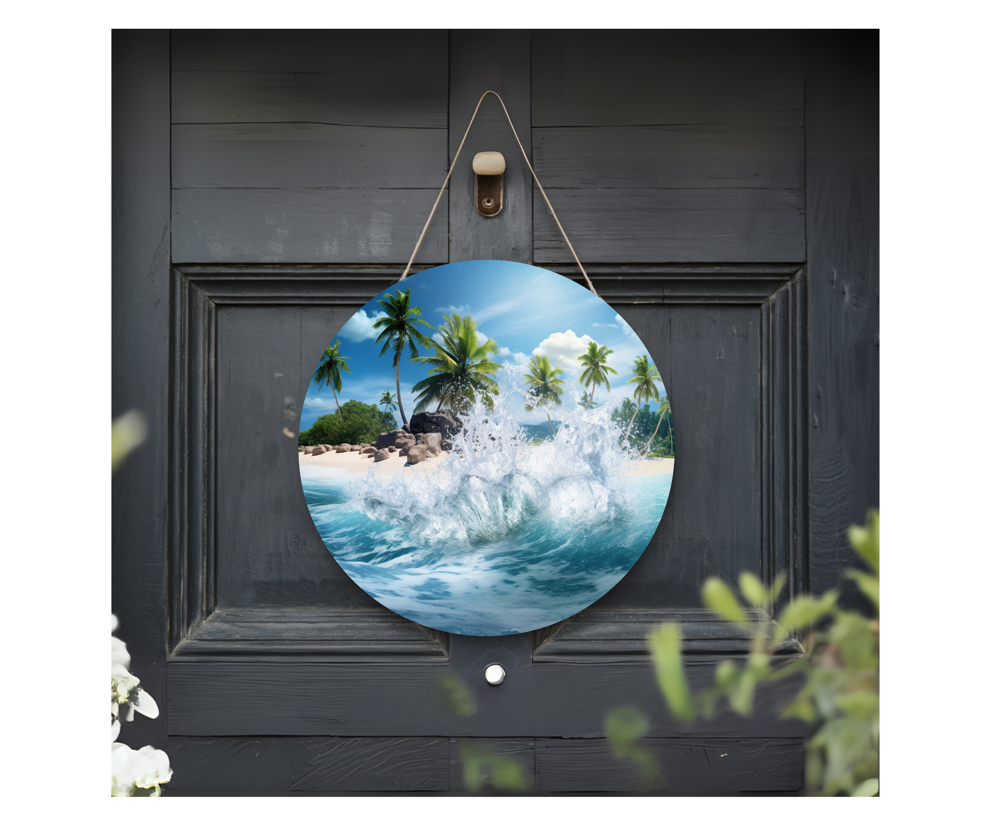 Salty Air Welcome Door Signs