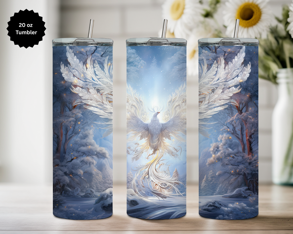 Phoenix 20 oz Stainless Steel Tumbler - Rise & Shine Collection