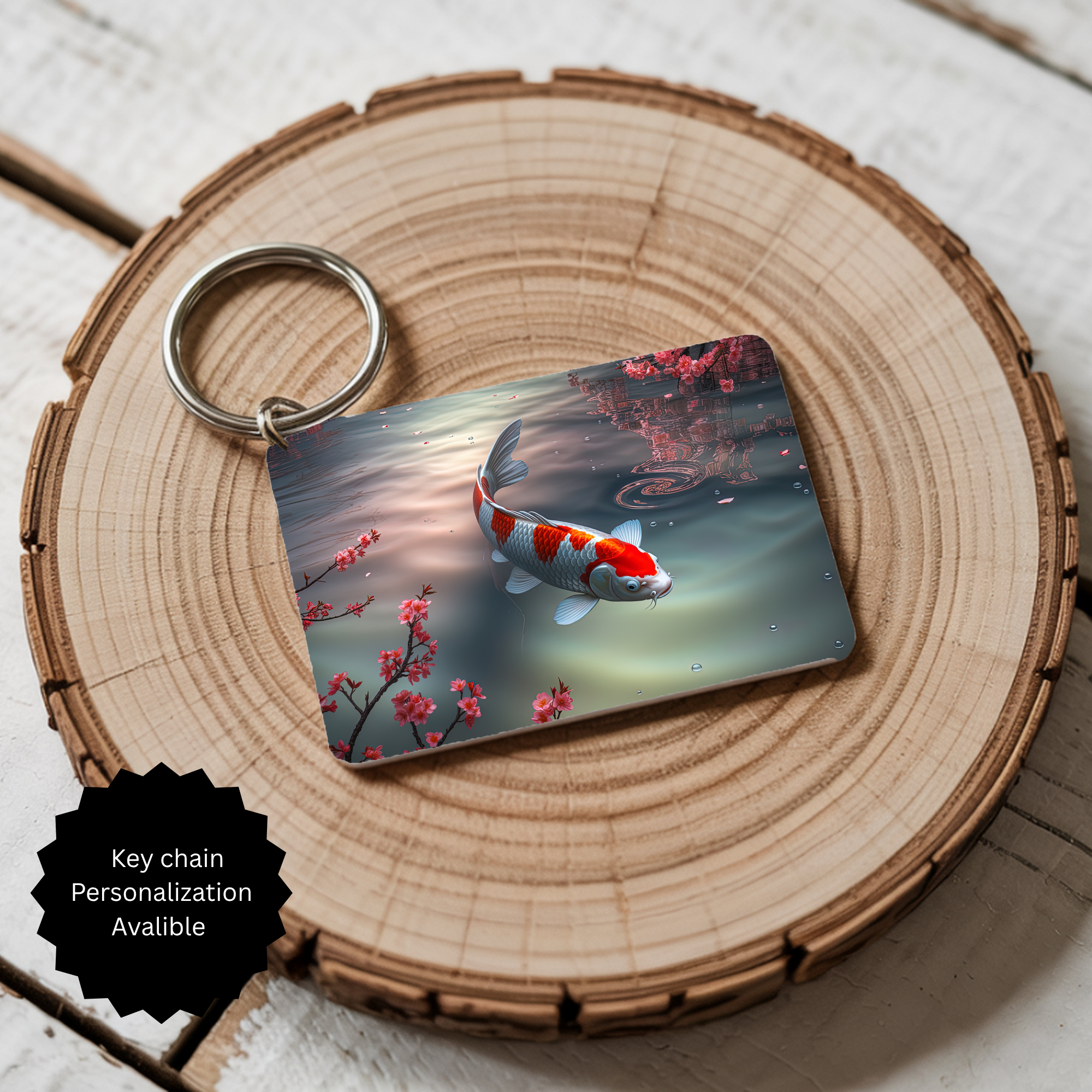 Koi Fish Keychain