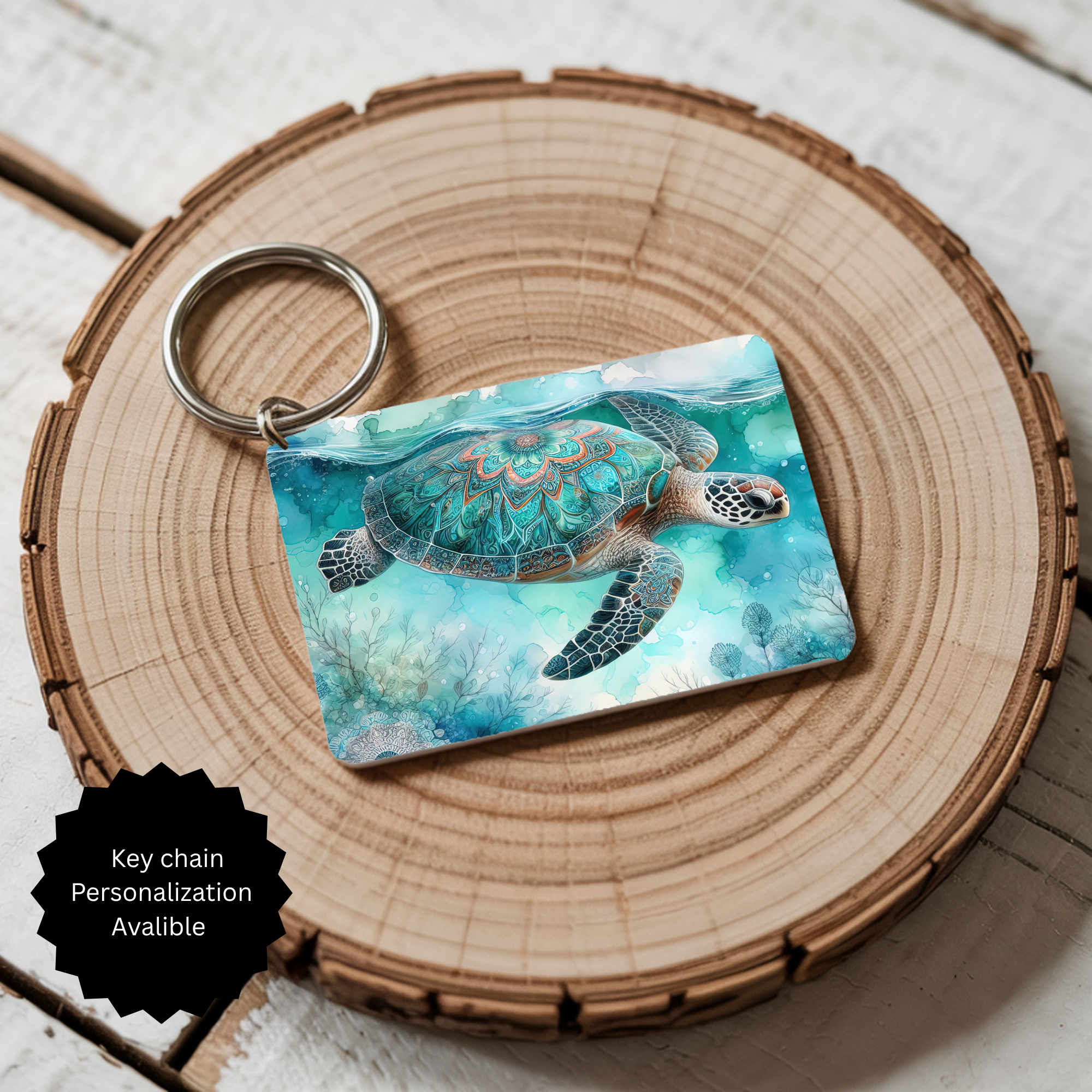 Sea Turtle Keychain