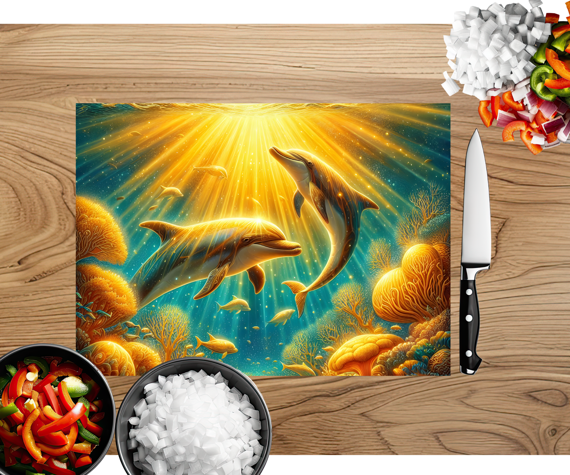 Make a Splash Dolphin Cutting Board