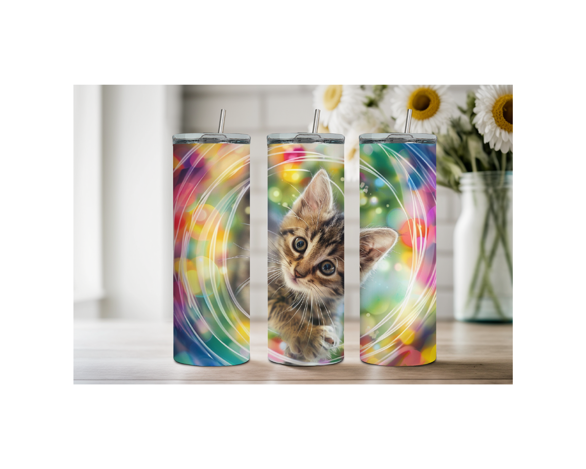 20 oz Sip with Cattitude tumbler