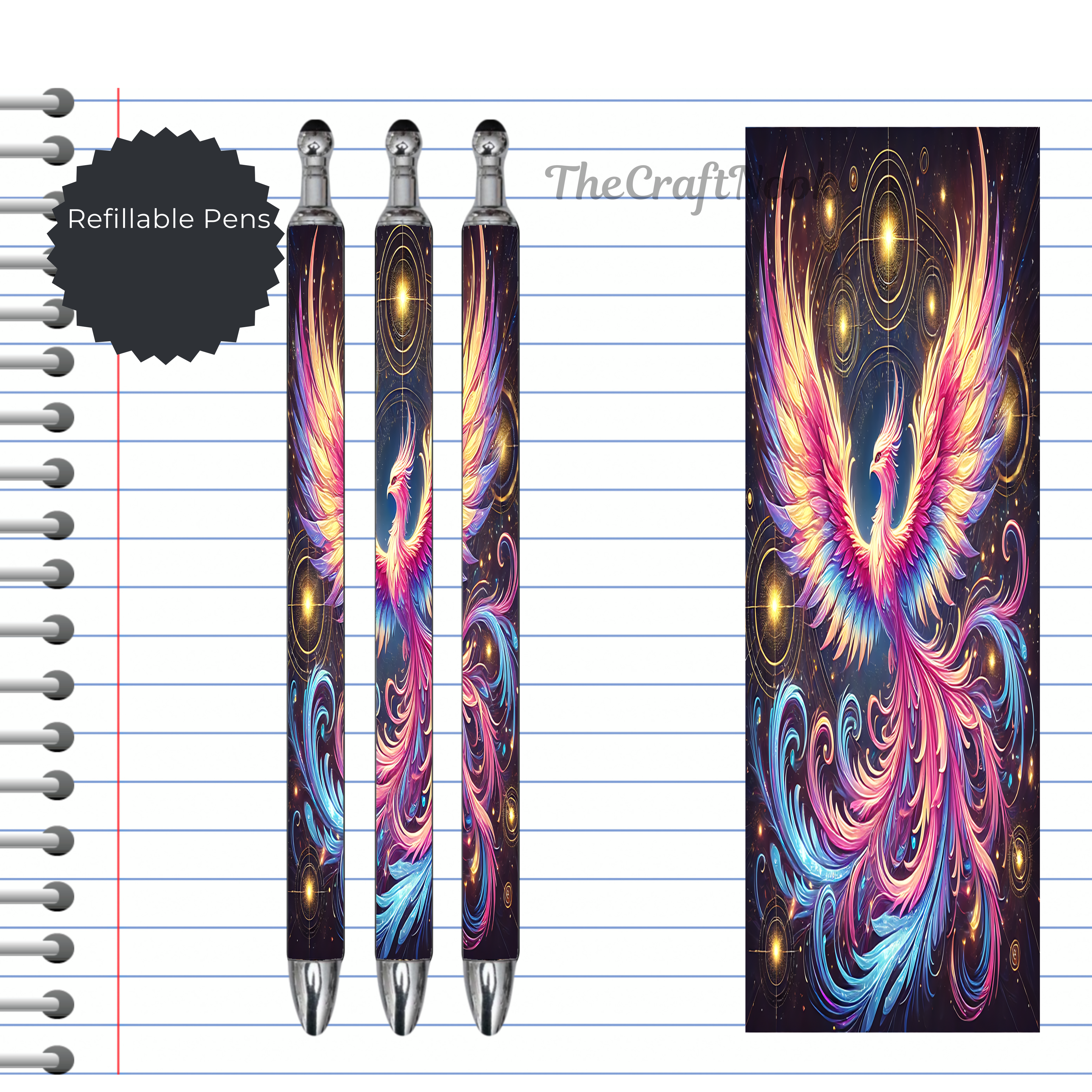 Phoenix Refillable Pens, multiple options and Images available.